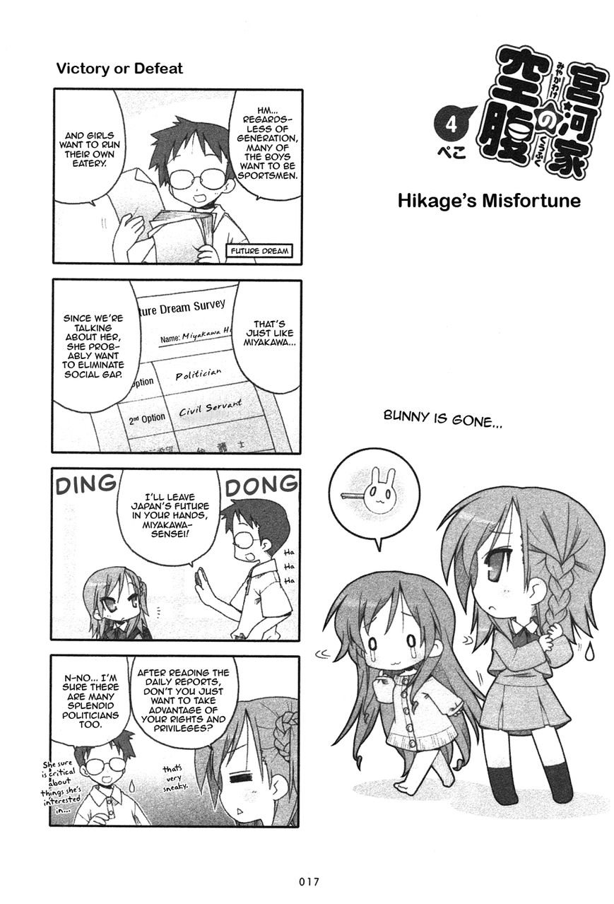 Miyakawake no Kuufuku Chapter 4 page 1 - Chapter 4