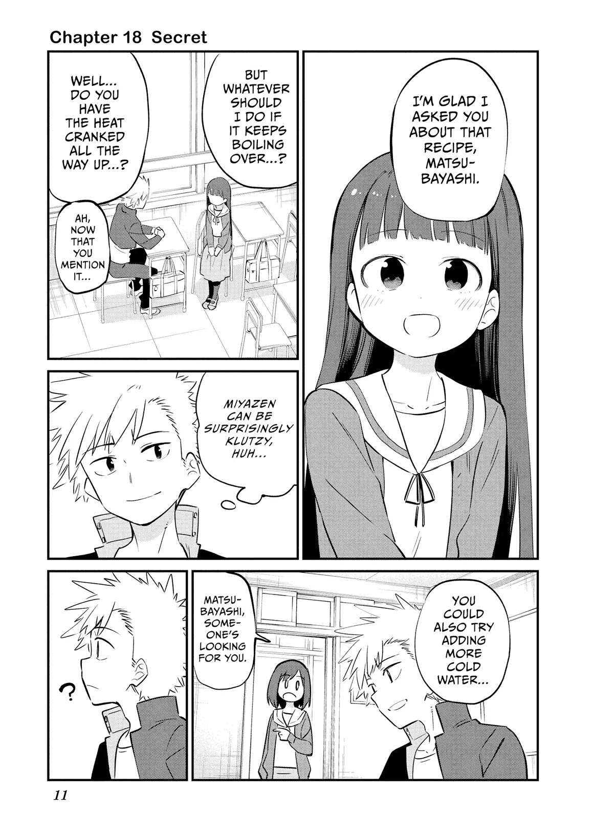 Miyazen-san Would Love to Get Closer to You Chapter 18 page 1 - Chapter 18