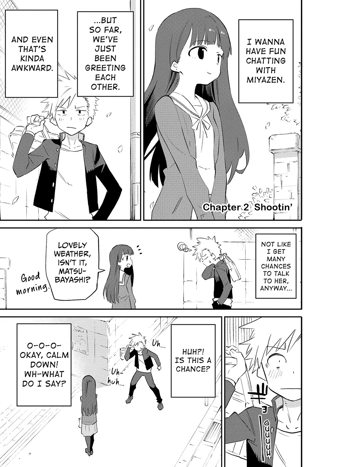 Miyazen-san Would Love to Get Closer to You Chapter 2 page 1 - Chapter 2