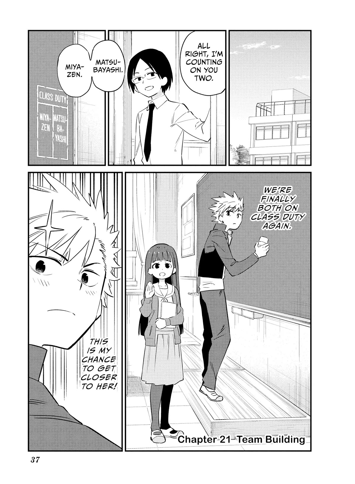Miyazen-san Would Love to Get Closer to You Chapter 21 page 1 - Chapter 21