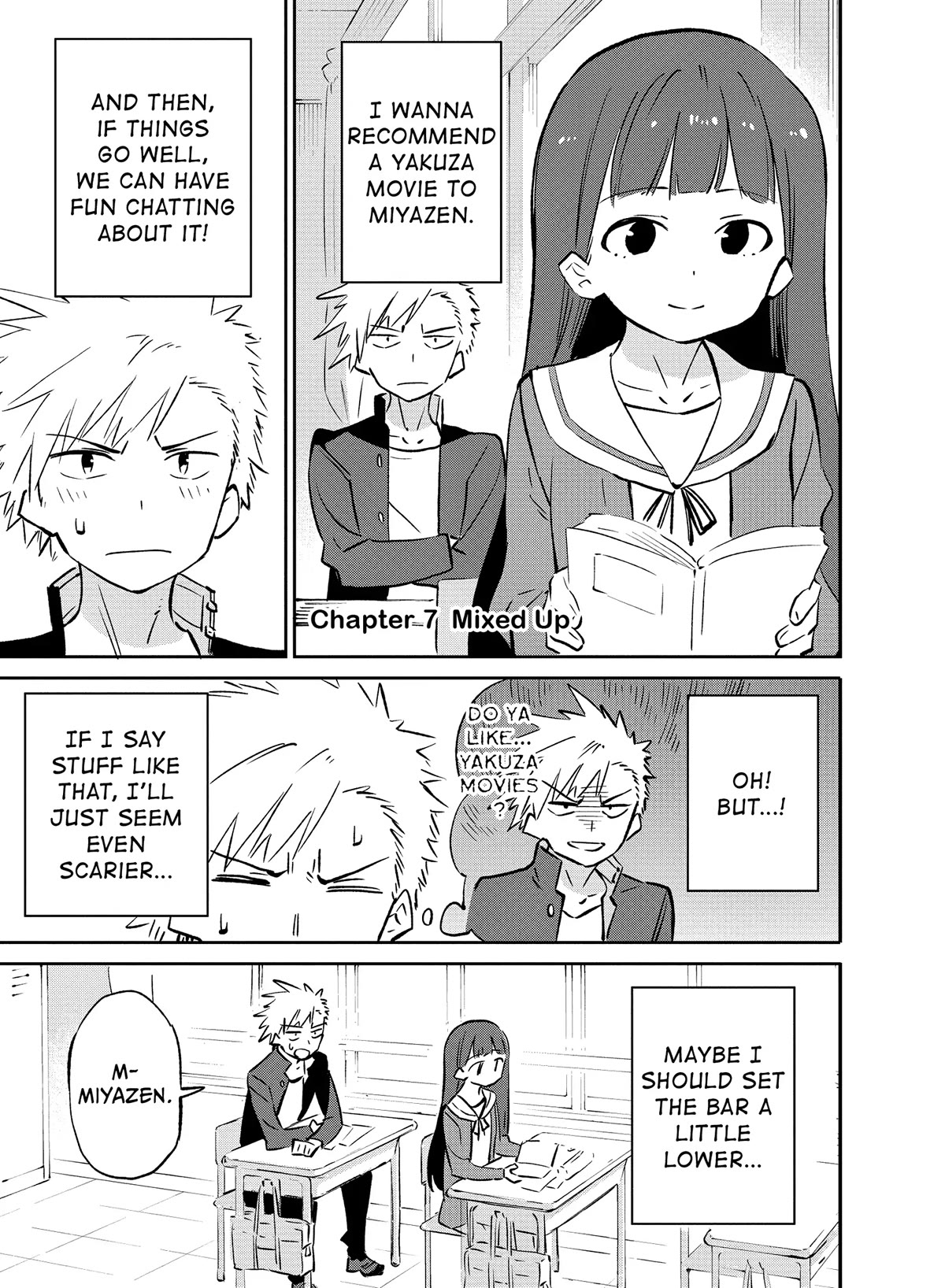 Miyazen-san Would Love to Get Closer to You Chapter 7 page 1 - Chapter 7