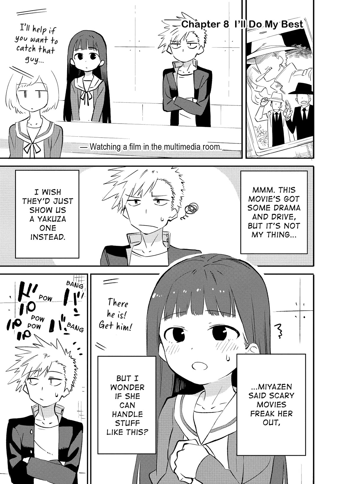 Miyazen-san Would Love to Get Closer to You Chapter 8 page 1 - Chapter 8