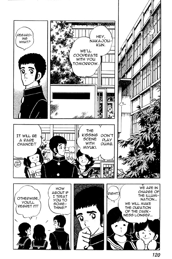 Miyuki Chapter 75 page 10 - Chapter 75: Kissing Scene in the Park