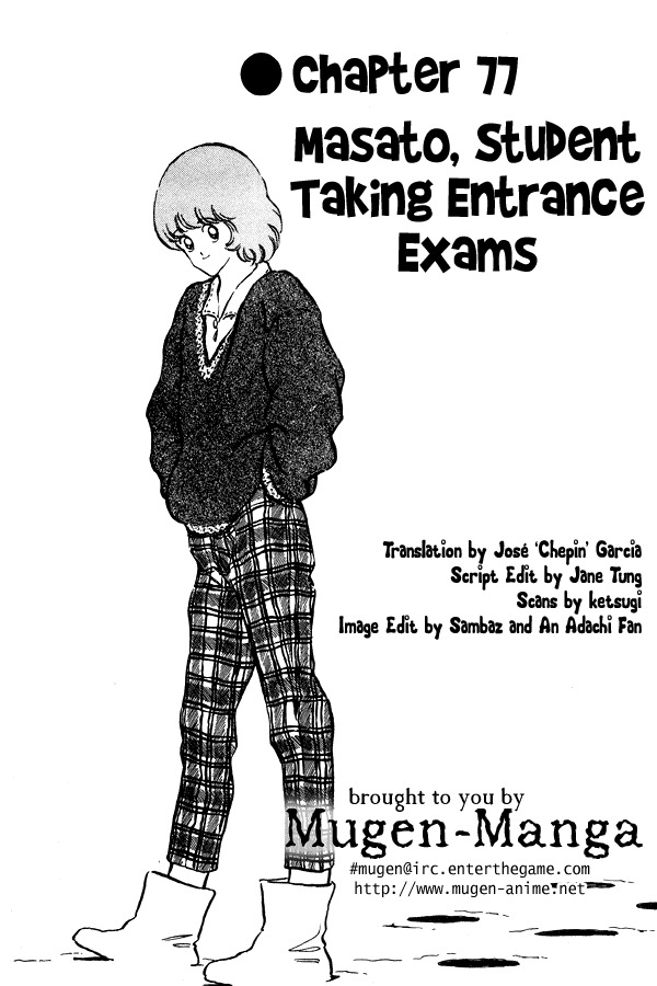 Miyuki Chapter 77 page 1 - Chapter 77: Masato, Student taking Entrance Exams