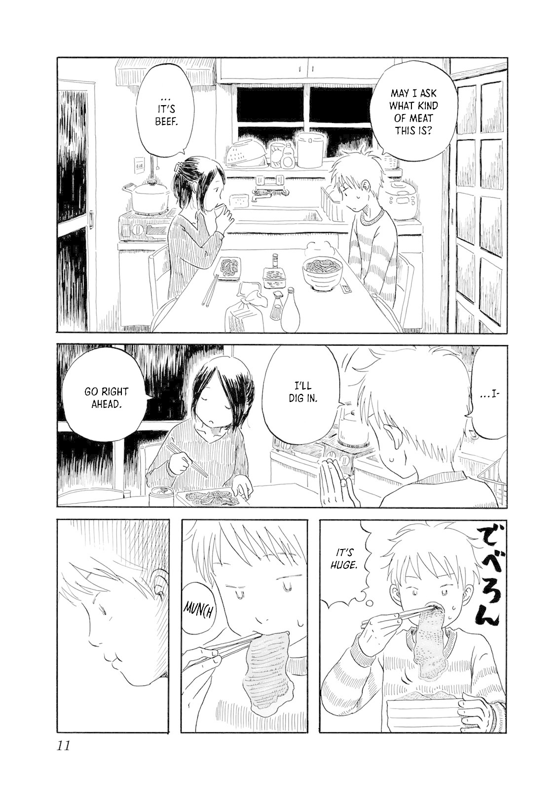 Mizu wa Umi ni Mukkate Nagareru Chapter 1 page 11 - Chapter 1: The Rain, the Girlfriend, Gifts, and Hatred