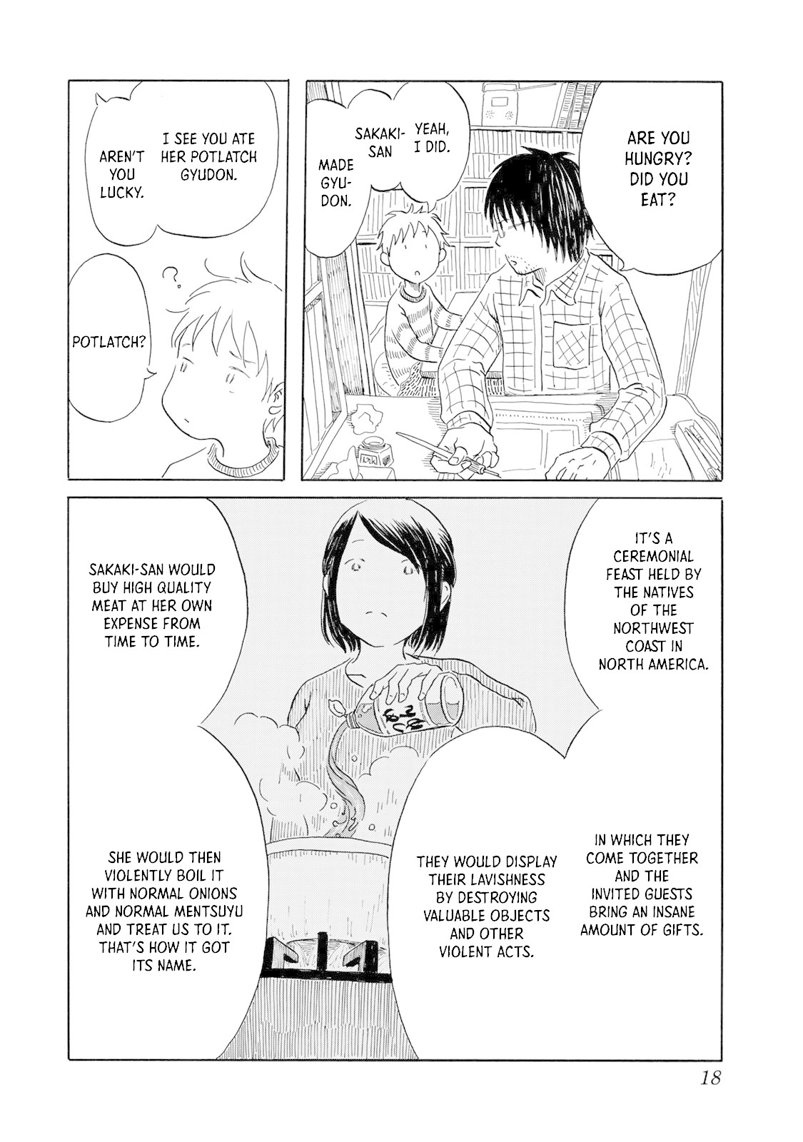 Mizu wa Umi ni Mukkate Nagareru Chapter 1 page 18 - Chapter 1: The Rain, the Girlfriend, Gifts, and Hatred