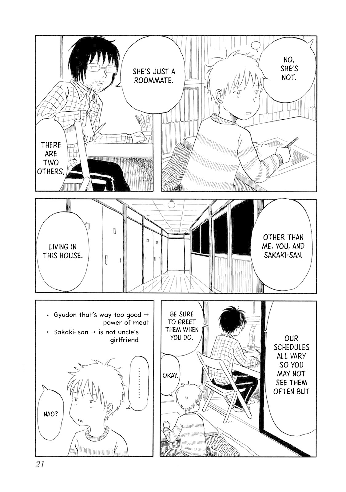 Mizu wa Umi ni Mukkate Nagareru Chapter 1 page 21 - Chapter 1: The Rain, the Girlfriend, Gifts, and Hatred