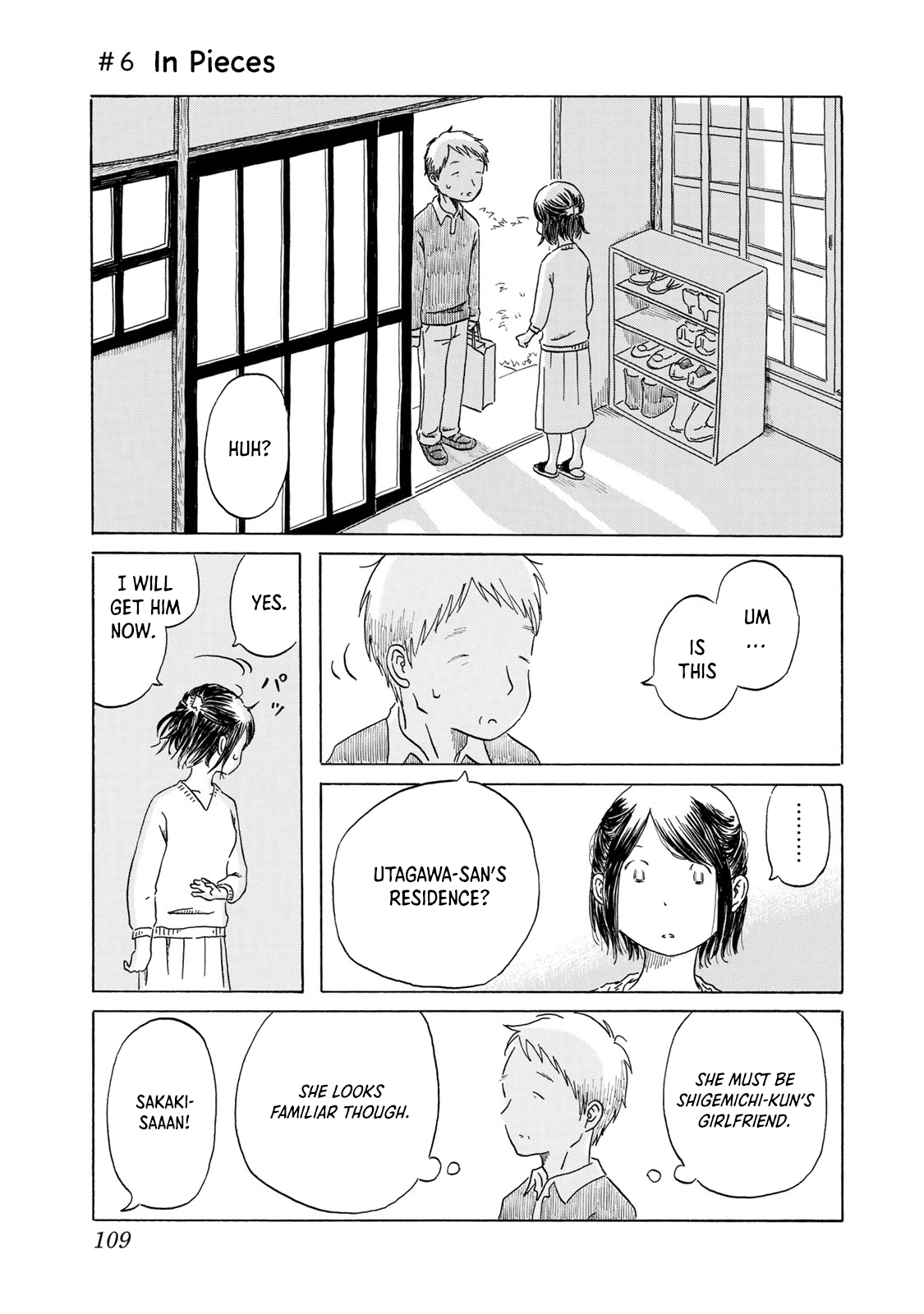 Mizu wa Umi ni Mukkate Nagareru Chapter 6 page 1 - Chapter 6: In Pieces