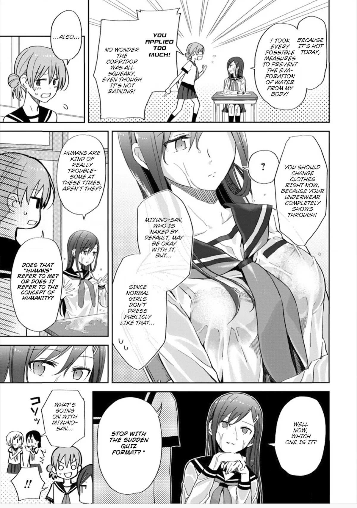 Mizube No Mizuno-san Chapter 2 page 3 - Chapter 2: Do You Like Wet Beautiful Girls?