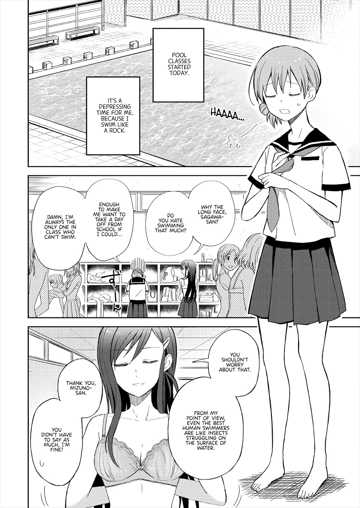 Mizube No Mizuno-san Chapter 3 page 2 - Chapter 3: Mizuno-san’s Lessons Will Get You Rid of Aquaphobia?!