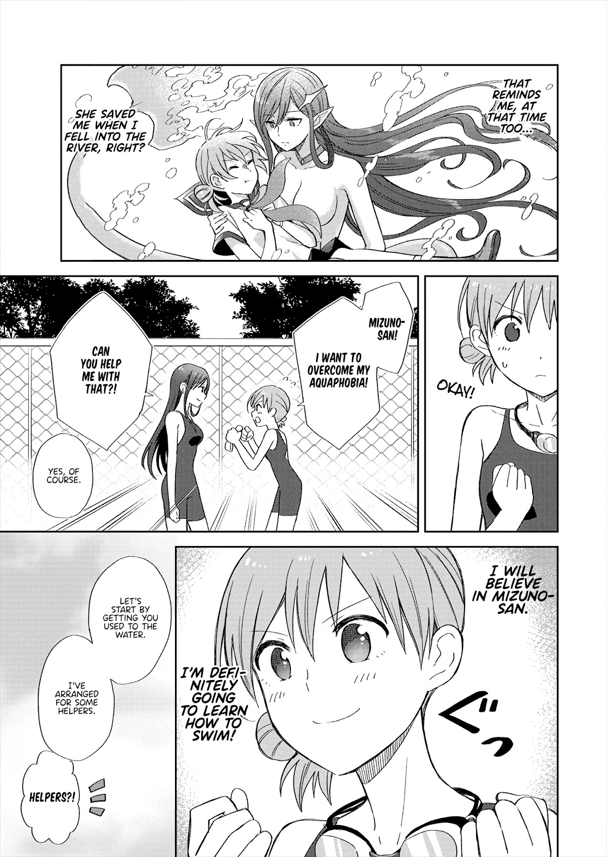 Mizube No Mizuno-san Chapter 3 page 7 - Chapter 3: Mizuno-san’s Lessons Will Get You Rid of Aquaphobia?!