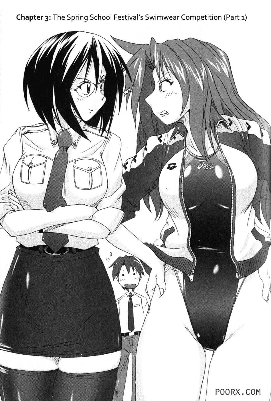 Mizuiro Splash Chapter 3.1 page 1 - Chapter 3.1: The Spring School Festival's Swimwear Competition (1)