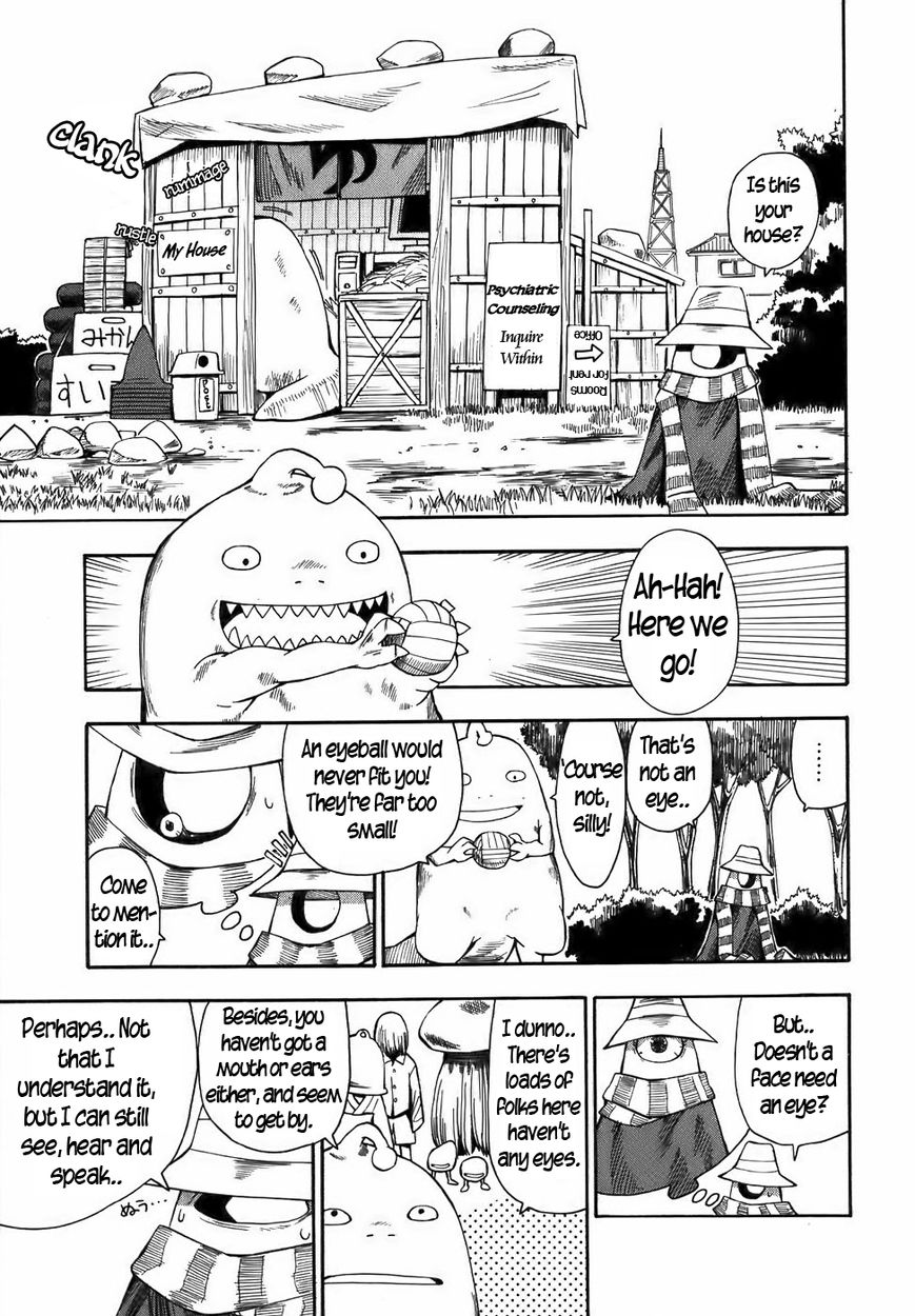 Mizukami Satoshi Tanpenshuu Chapter 18 page 7 - Chapter 18 : The Head, the Hole, and Monster Town