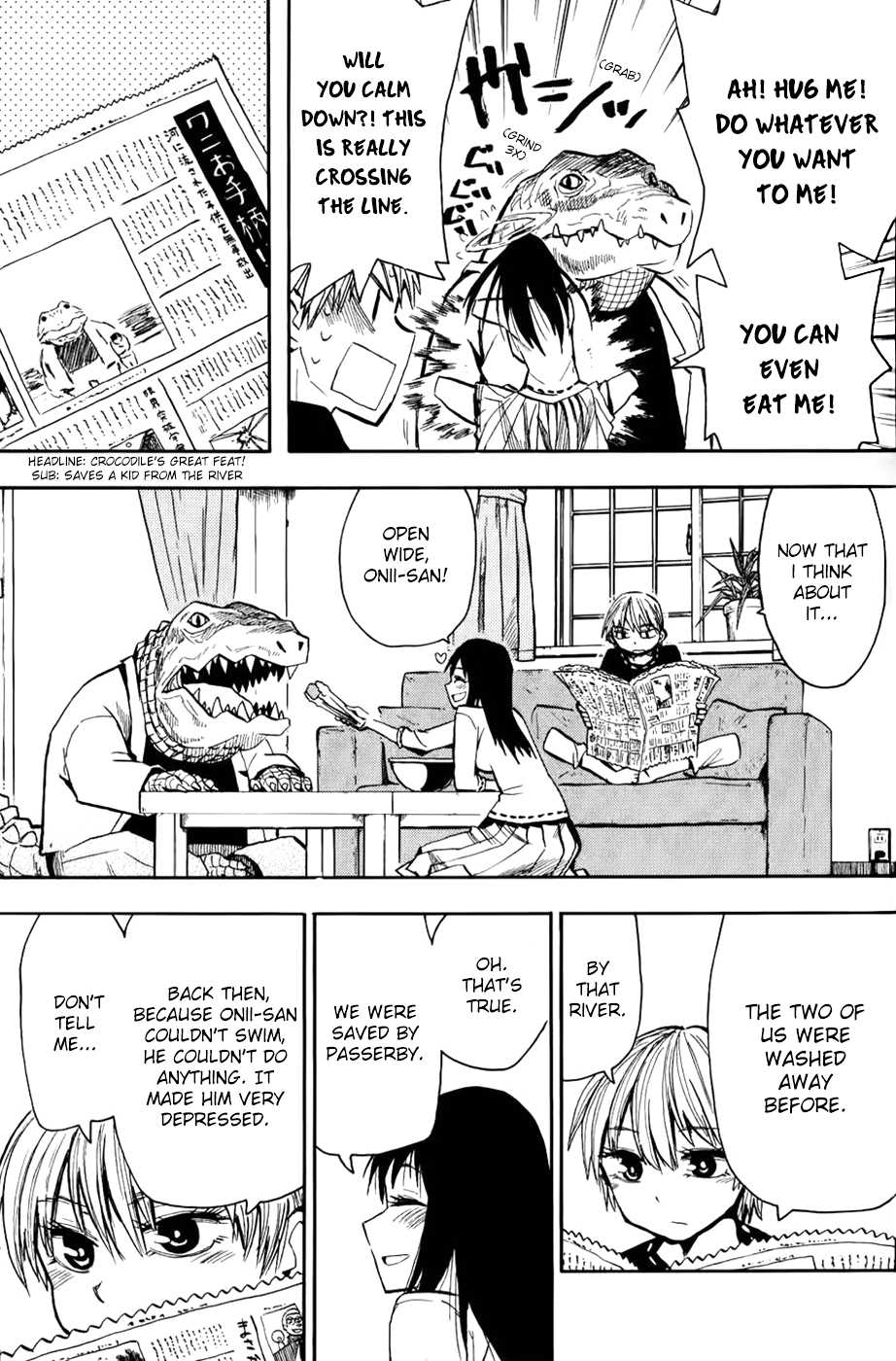 Mizukami Satoshi Tanpenshuu Chapter 24 page 15 - Chapter 24: Wani Onii-san (My Brother is a Crocodile)