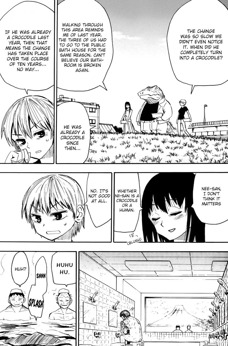 Mizukami Satoshi Tanpenshuu Chapter 24 page 5 - Chapter 24: Wani Onii-san (My Brother is a Crocodile)