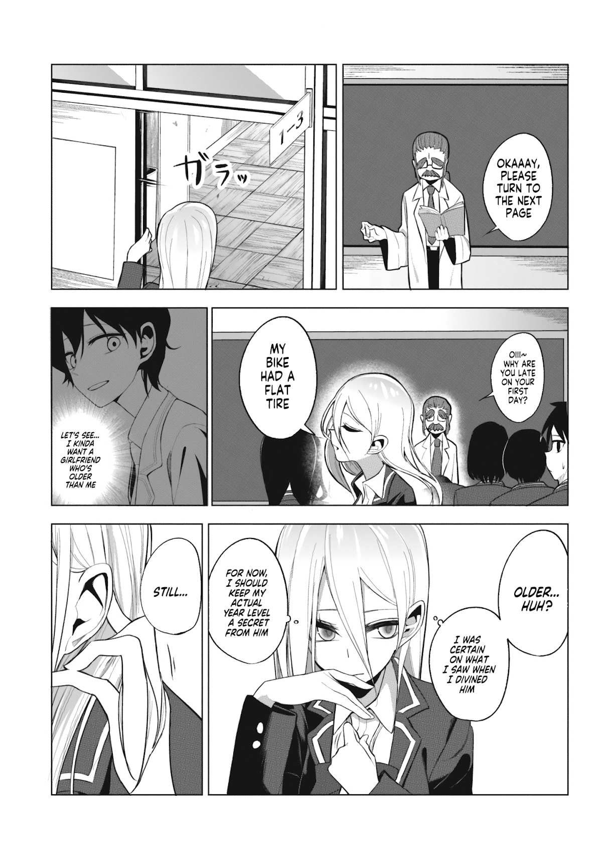 Mizuki-senpai no Koi Uranai Chapter 1 page 10 - Chapter 1
