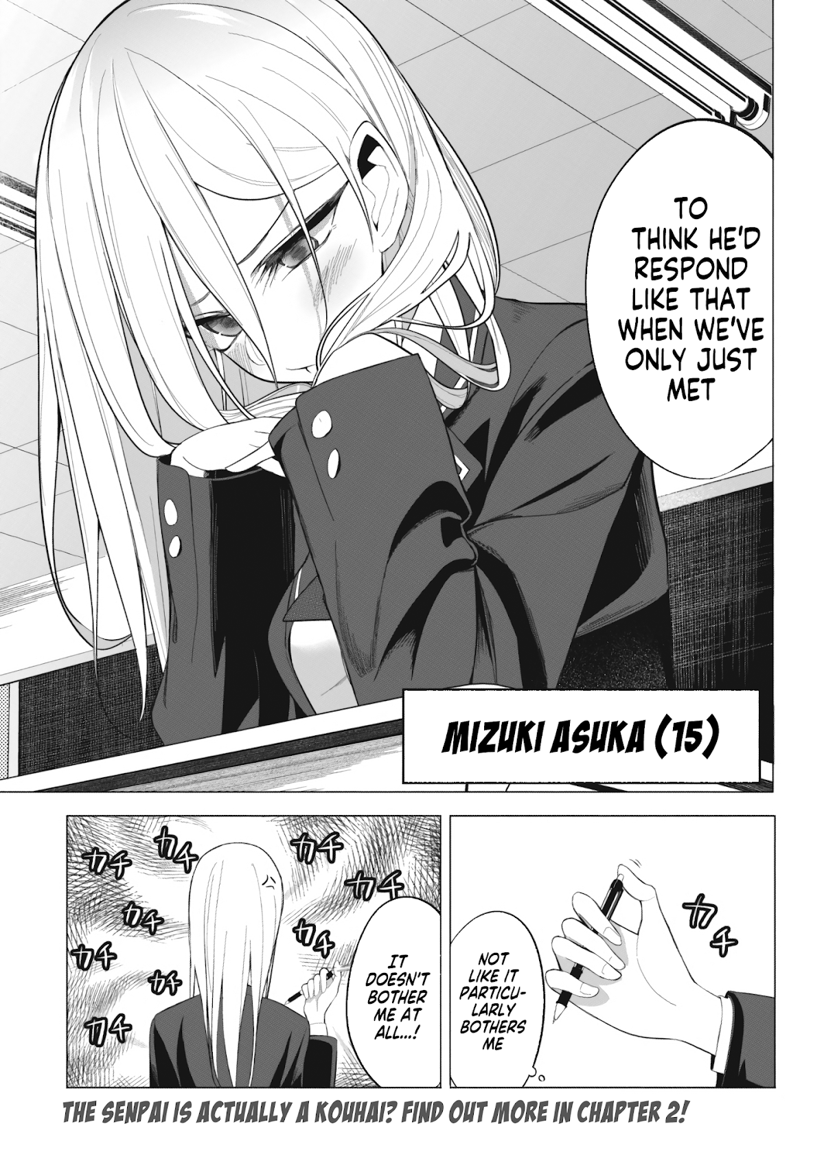 Mizuki-senpai no Koi Uranai Chapter 1 page 11 - Chapter 1