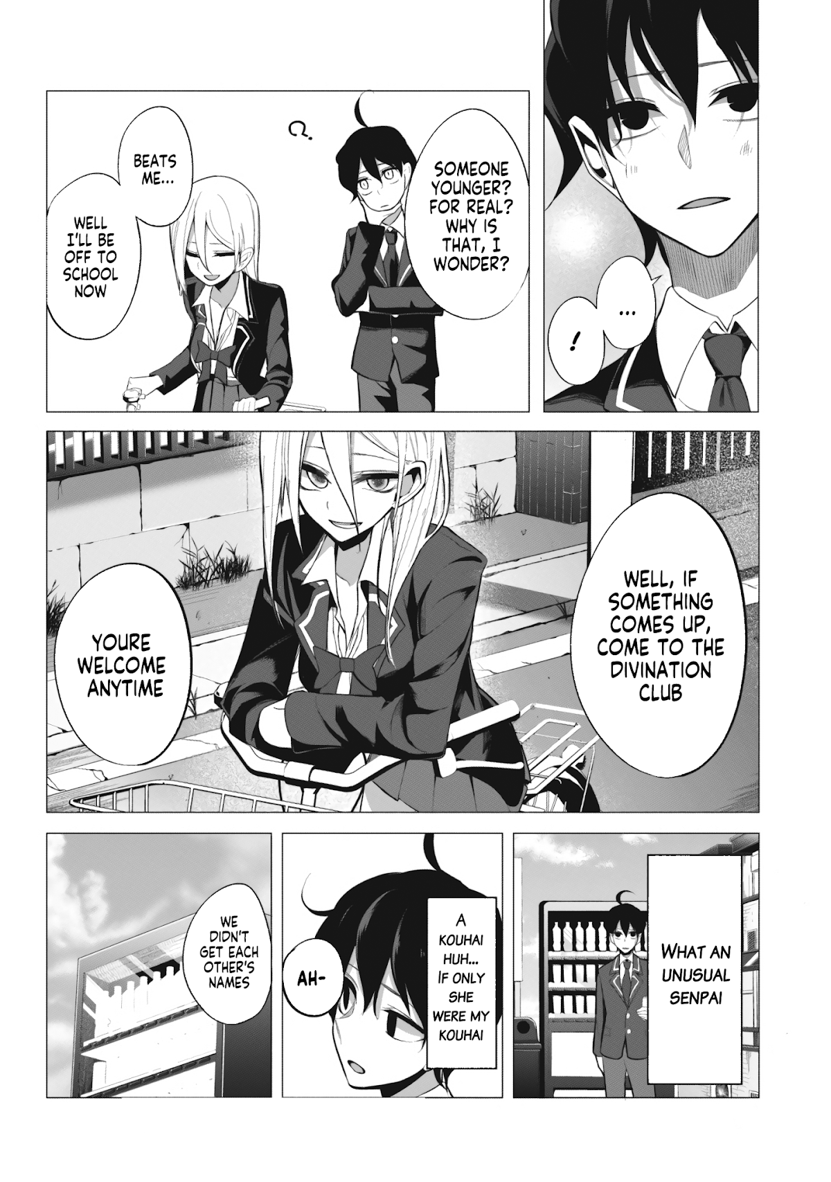 Mizuki-senpai no Koi Uranai Chapter 1 page 9 - Chapter 1