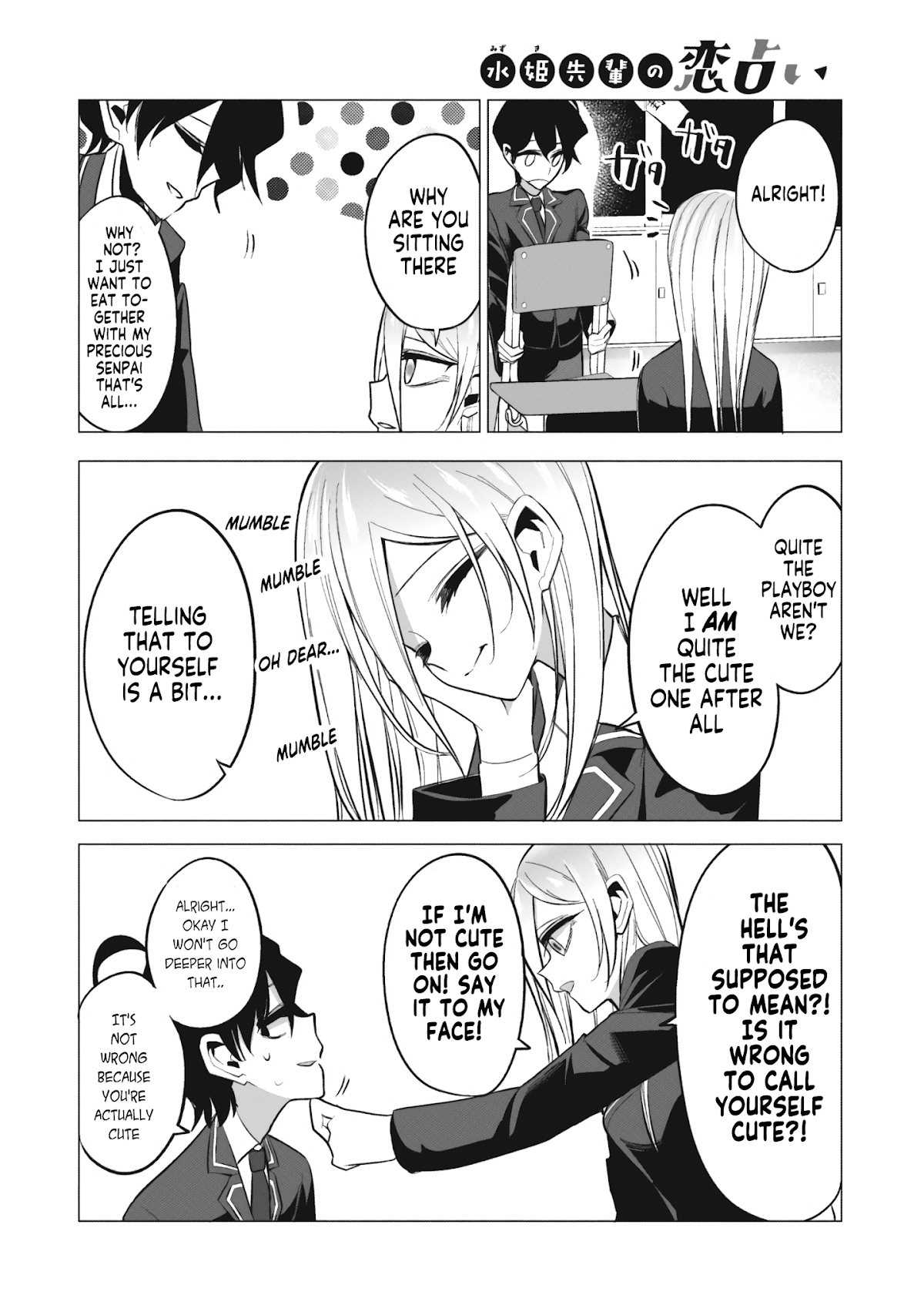 Mizuki-senpai no Koi Uranai Chapter 2 page 4 - Chapter 2