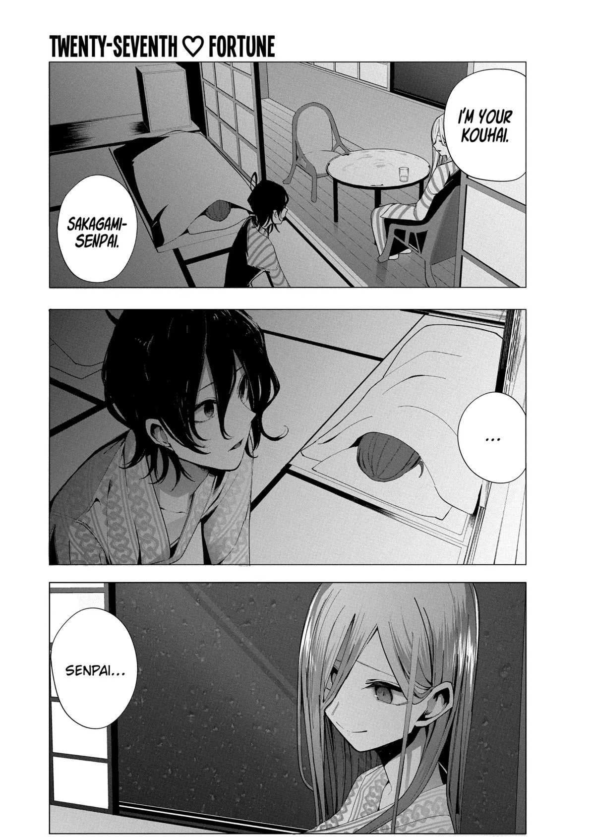 Mizuki-senpai no Koi Uranai Chapter 27 page 1 - Chapter 27