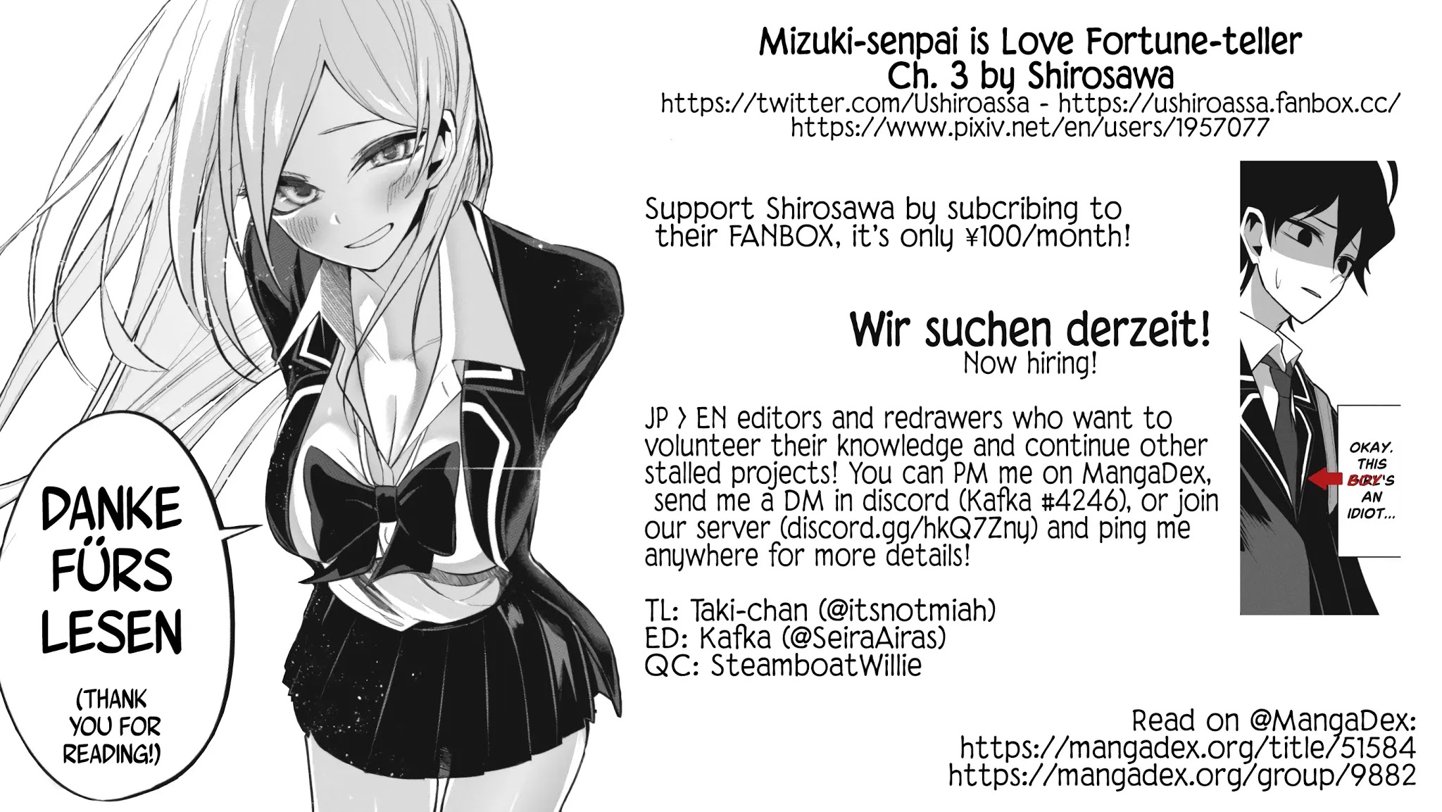 Mizuki-senpai no Koi Uranai Chapter 3 page 18 - Chapter 3
