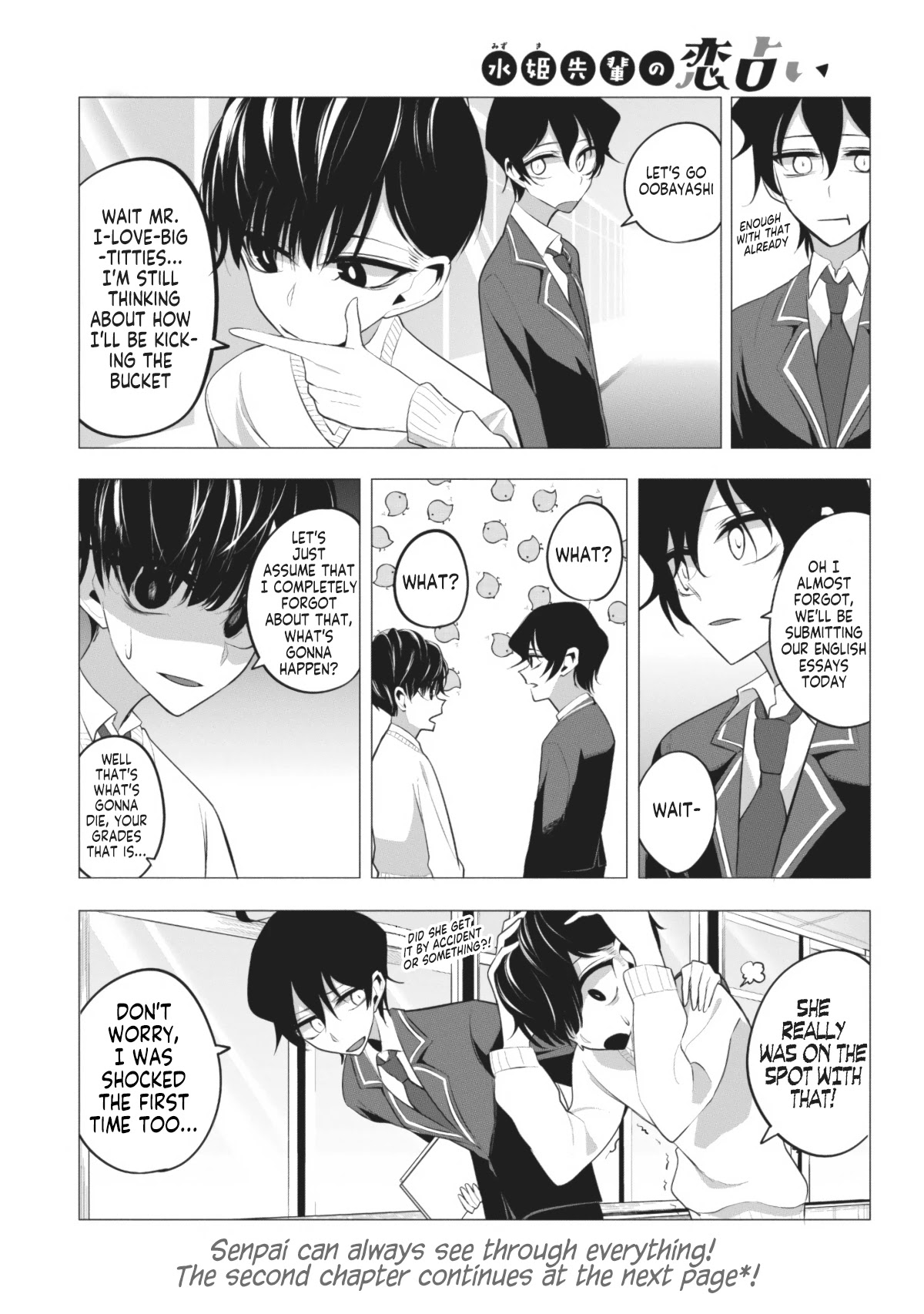 Mizuki-senpai no Koi Uranai Chapter 4 page 14 - Chapter 4