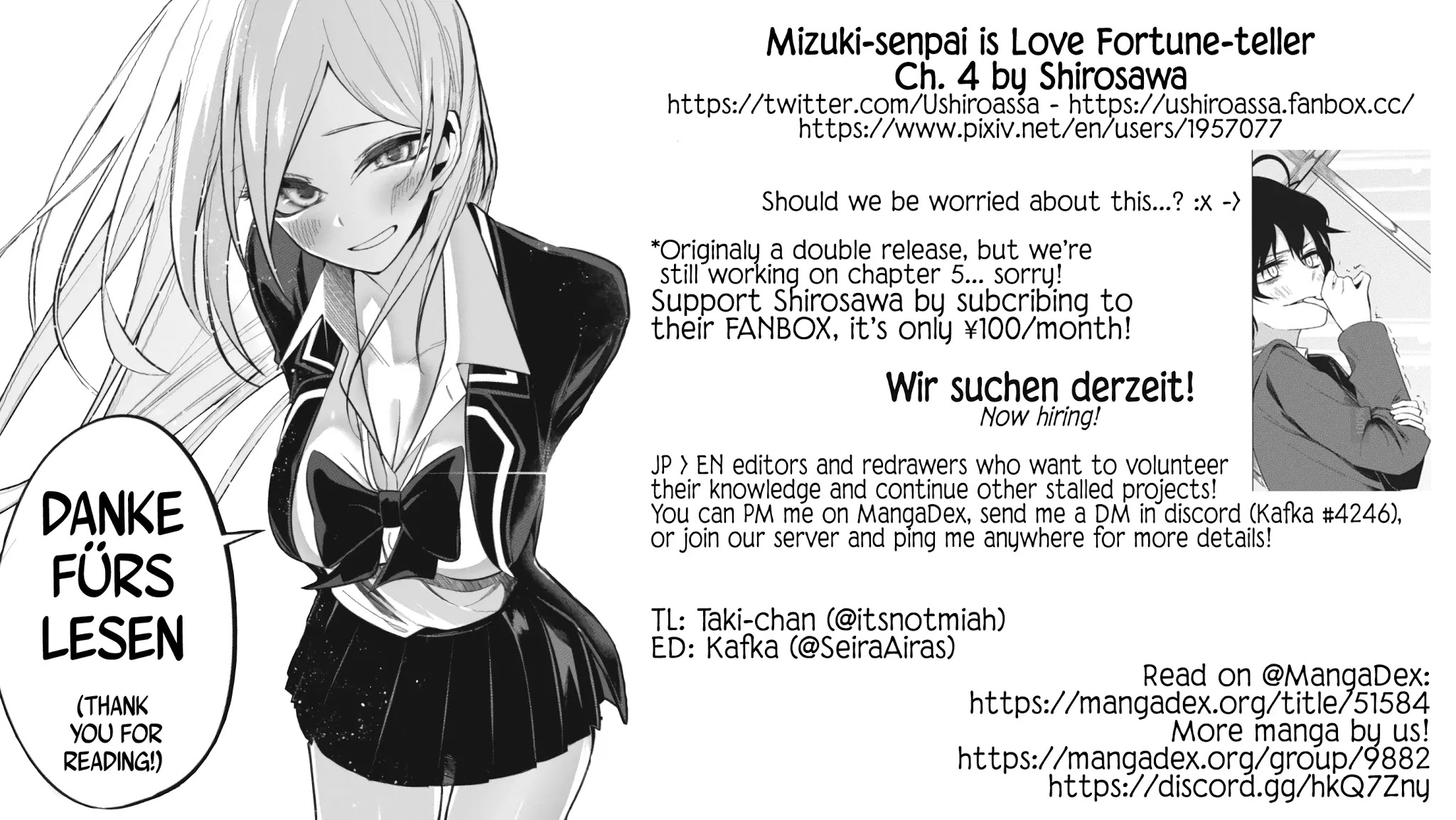 Mizuki-senpai no Koi Uranai Chapter 4 page 15 - Chapter 4