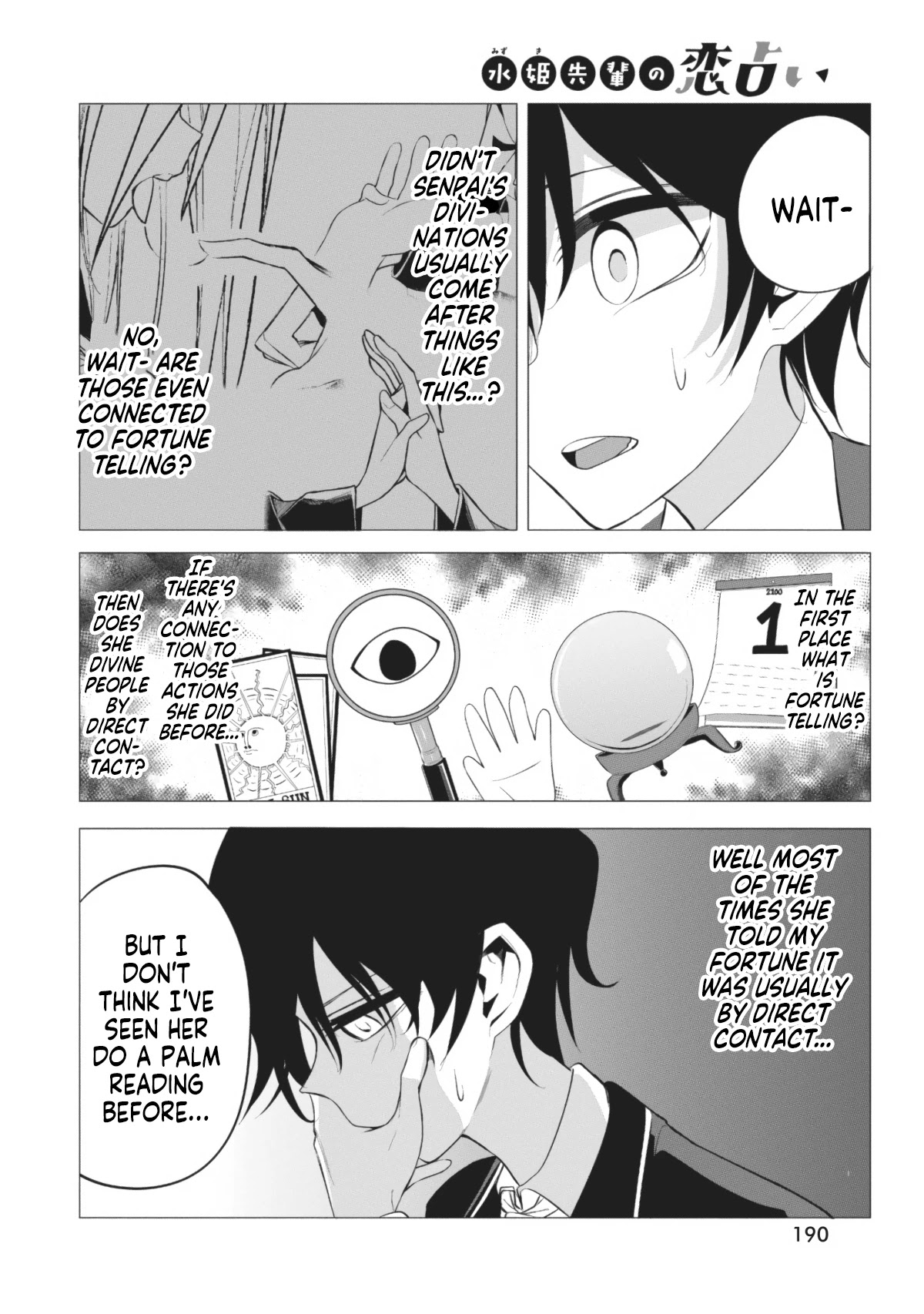 Mizuki-senpai no Koi Uranai Chapter 4 page 8 - Chapter 4