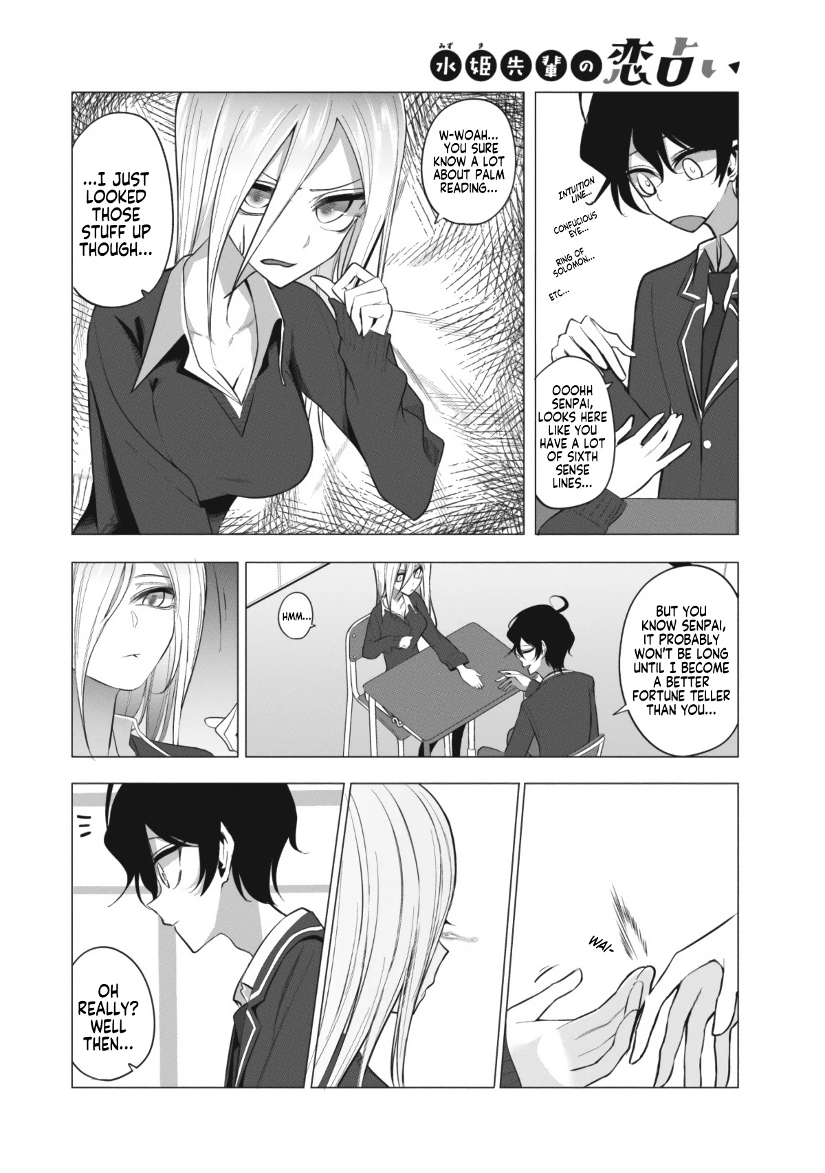 Mizuki-senpai no Koi Uranai Chapter 5 page 2 - Chapter 5