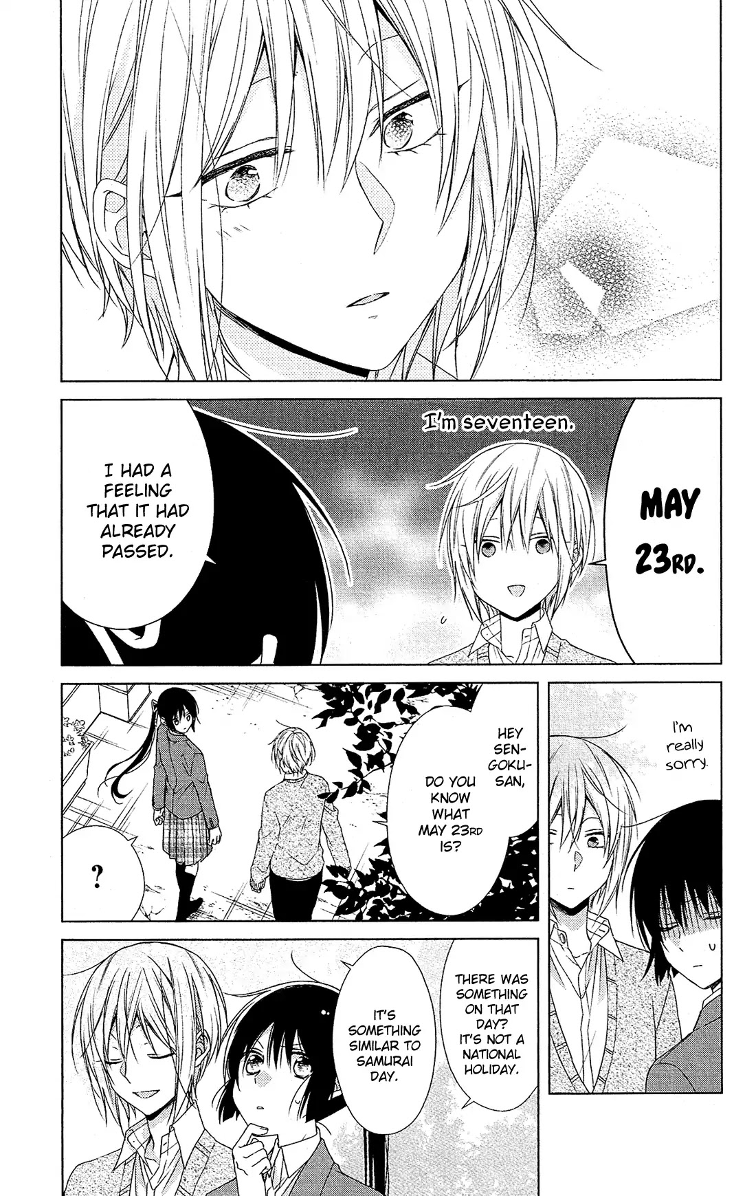 Mizutama Honey Boy Chapter 34 page 22 - Chapter 34