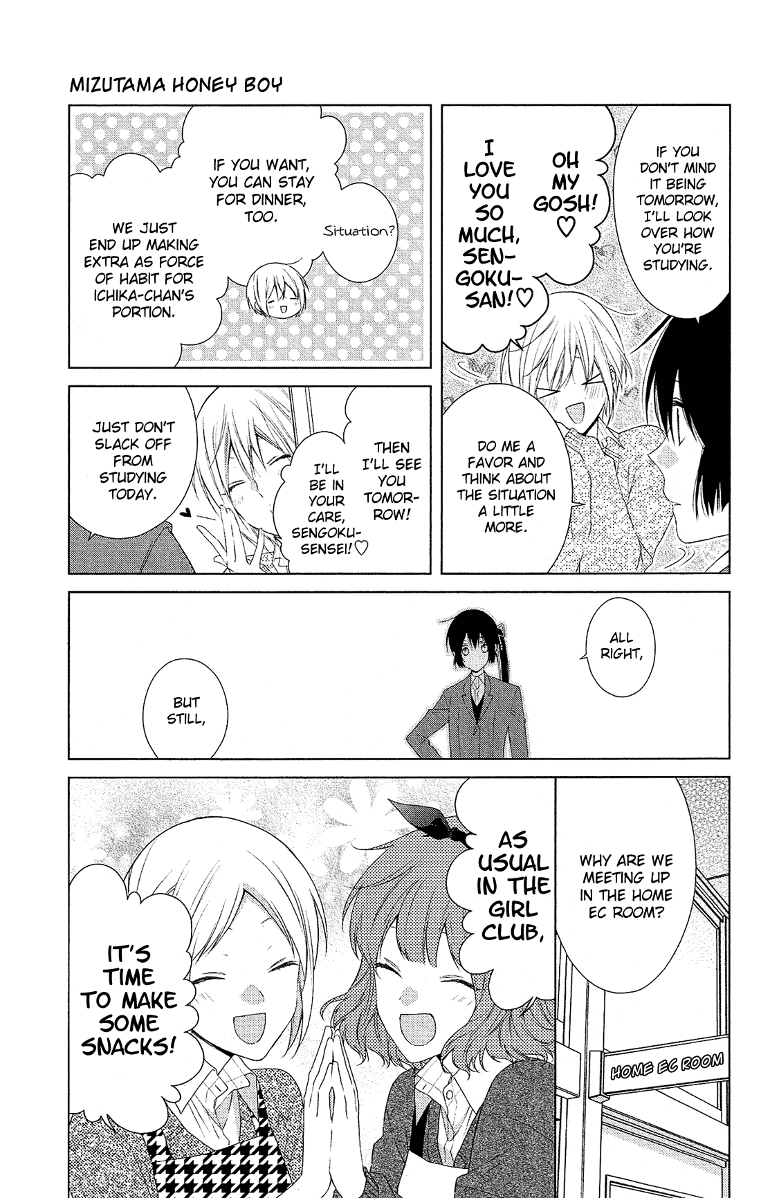 Mizutama Honey Boy Chapter 38 page 8 - Chapter 38
