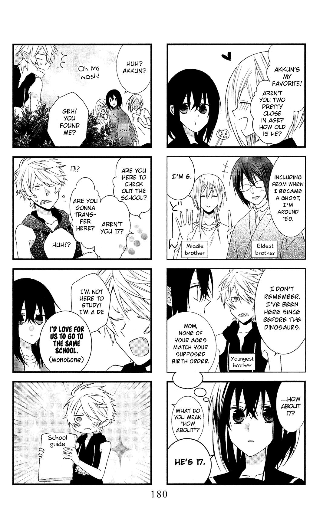 Mizutama Honey Boy Chapter 46.5 page 9 - Chapter 46.5: Youko Kaiki's Odd Brothers (oneshot)