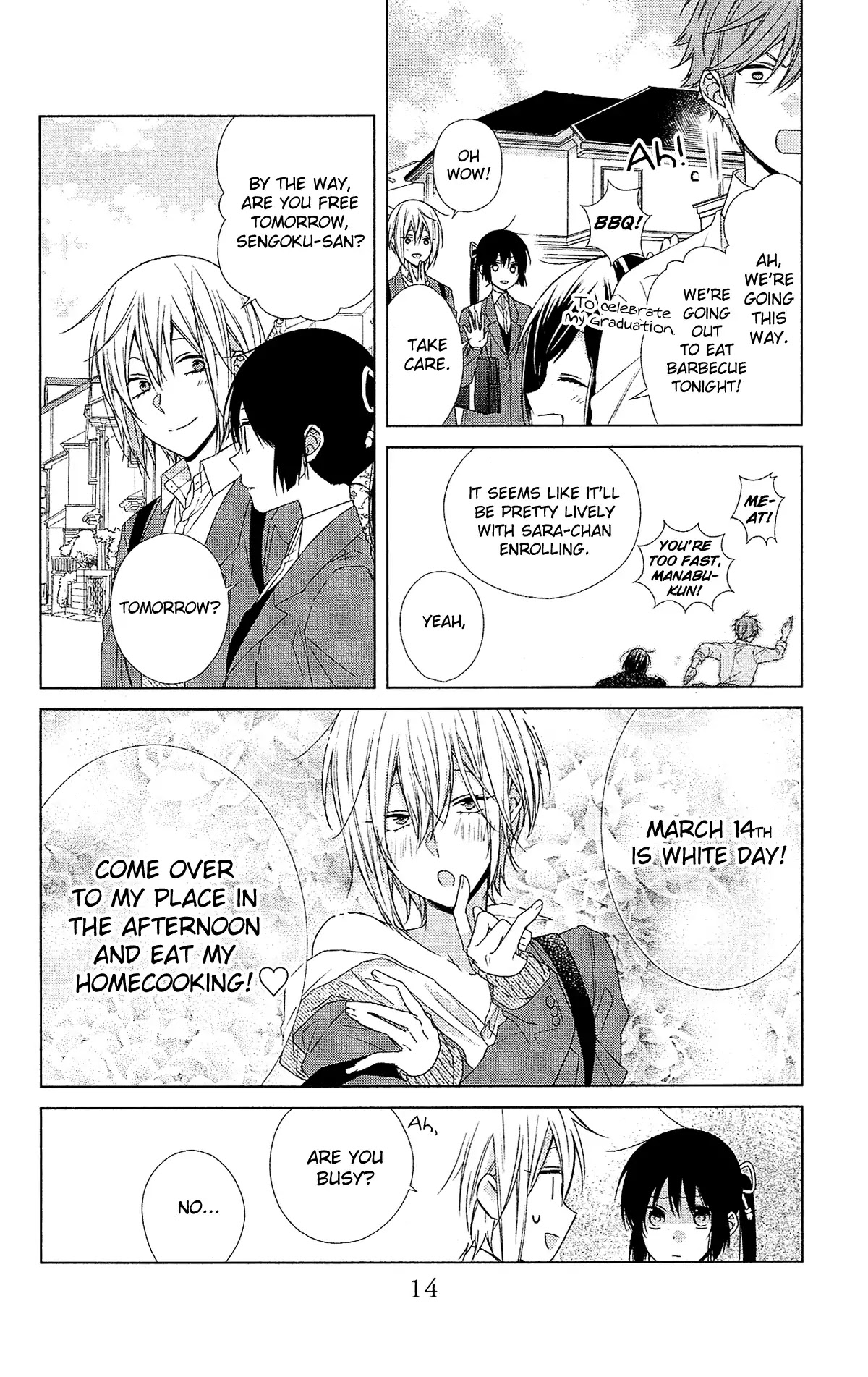 Mizutama Honey Boy Chapter 47 page 17 - Chapter 47