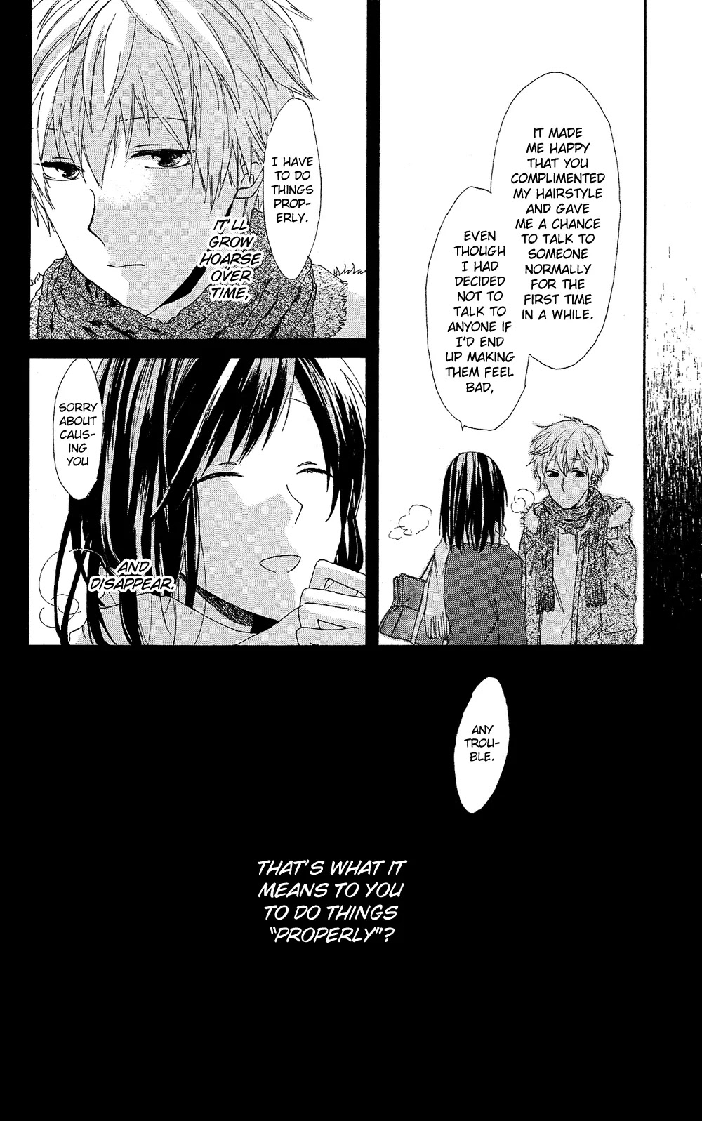 Mizutama Honey Boy Chapter 7.7 page 23 - Chapter 7.7: [Oneshot] Fuyuzora ni Hibiku