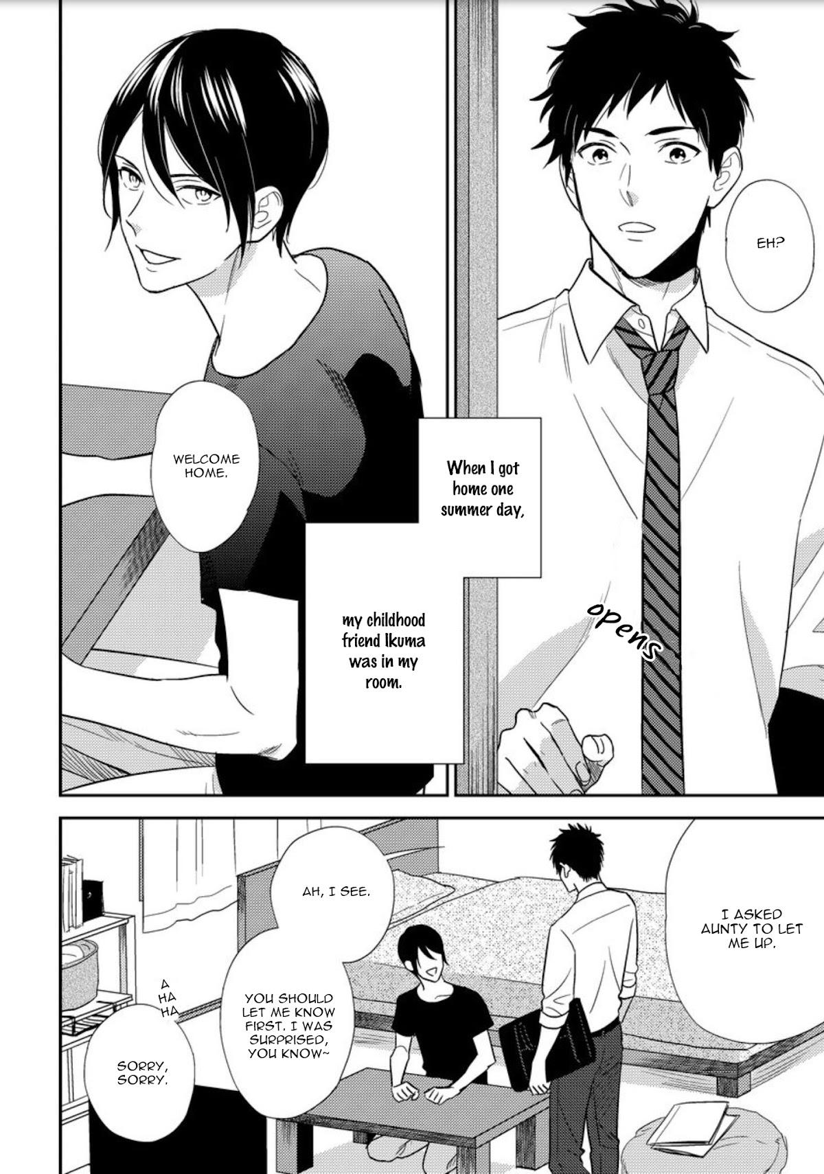 Mob-kei Danshi no Yuuutsu Chapter 3 page 4 - Chapter 3