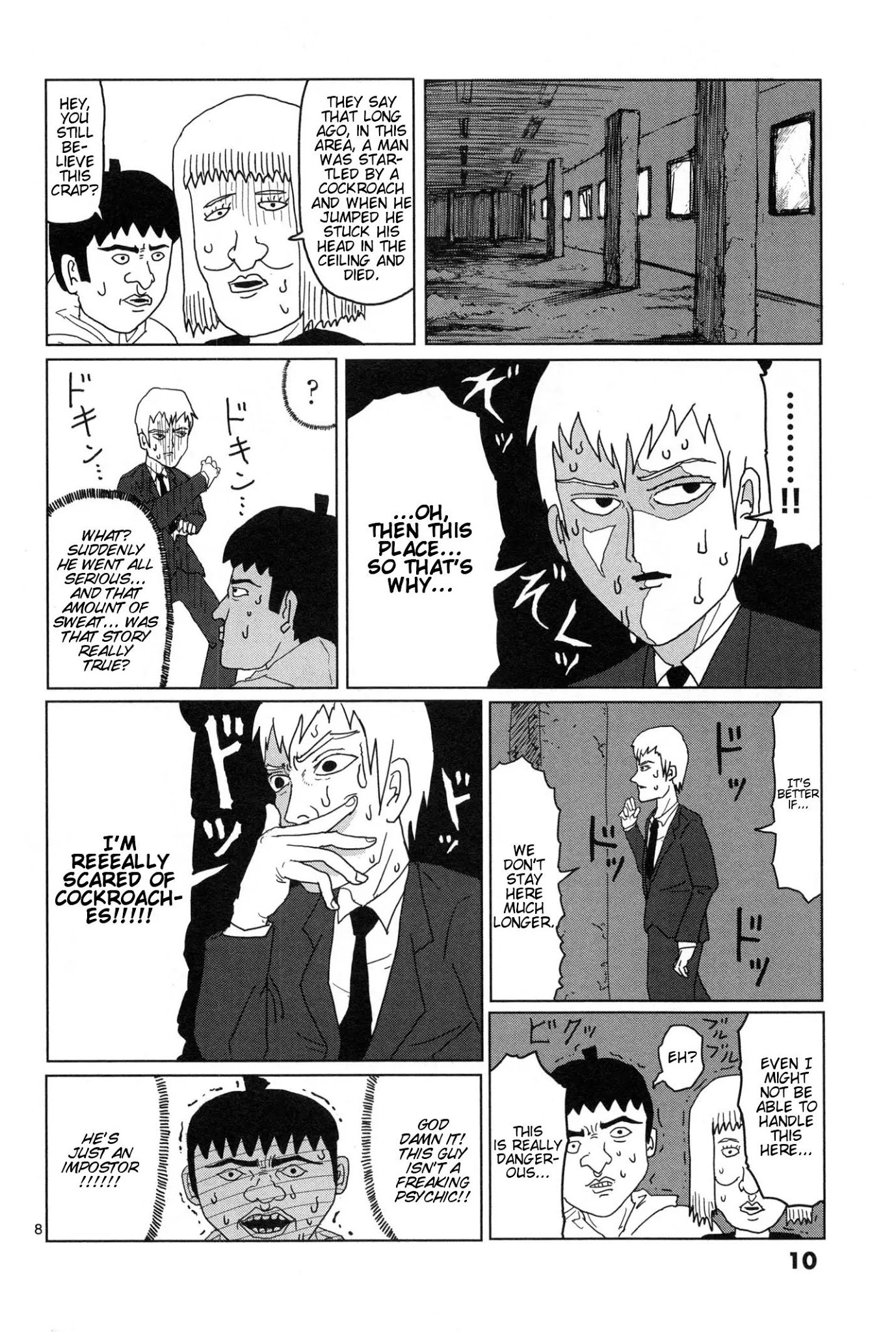 Mob Psycho 100 Chapter 1 page 12 - Chapter 1: Self-Proclaimed Psychic - Reigen Arataka