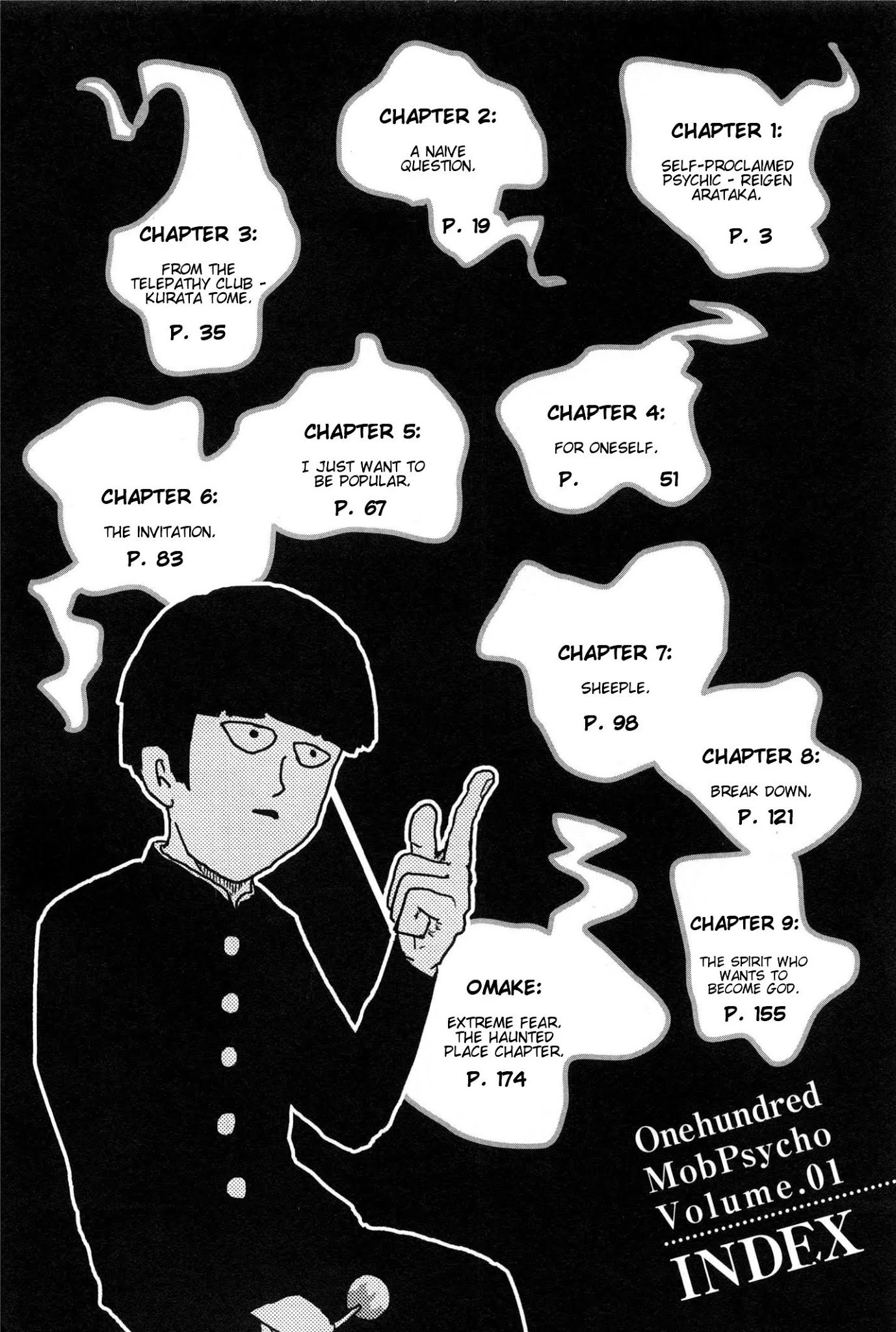 Mob Psycho 100 Chapter 1 page 4 - Chapter 1: Self-Proclaimed Psychic - Reigen Arataka
