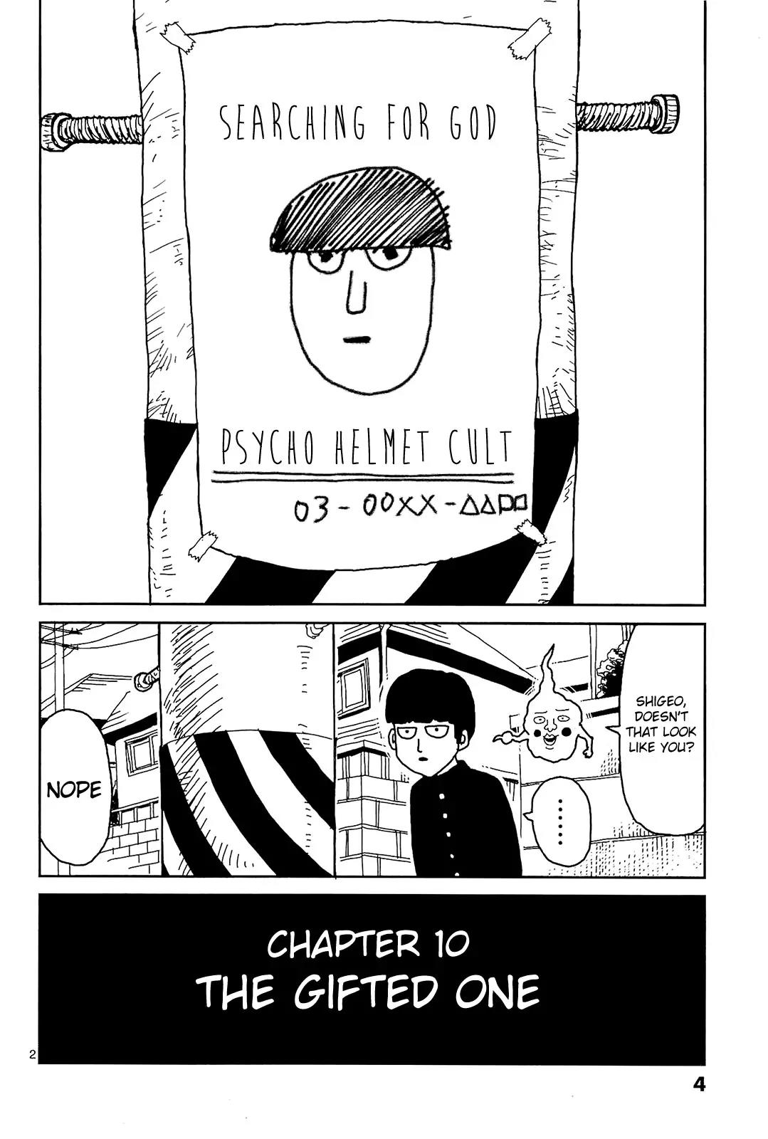 Mob Psycho 100 Chapter 10 page 8 - Chapter 10: The Gifted One