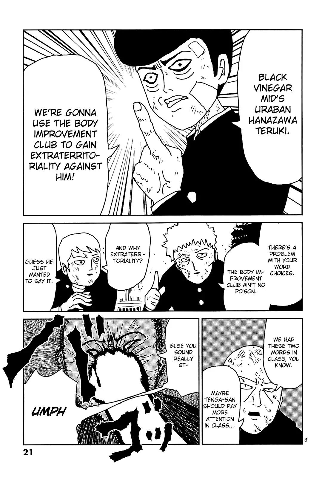 Mob Psycho 100 Chapter 11 page 3 - Chapter 11: Idiot-Only Event