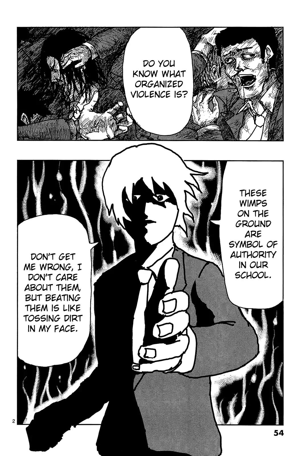 Mob Psycho 100 Chapter 13 page 2 - Chapter 13: Eyes That Only See Inferiority