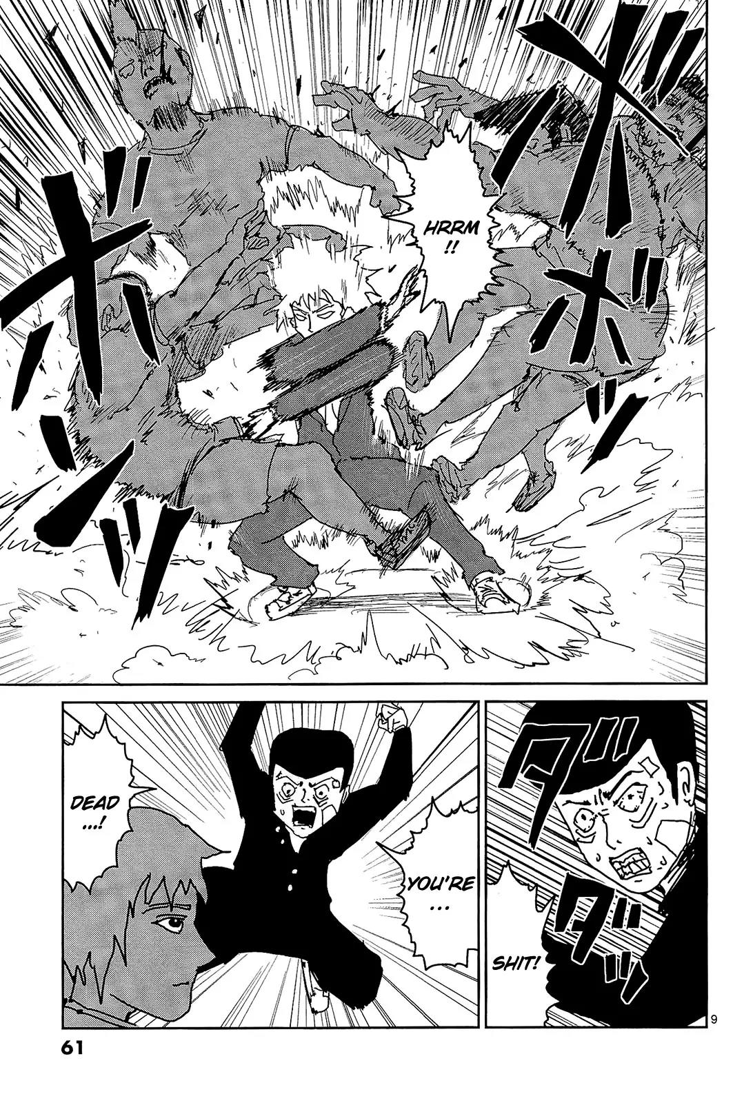 Mob Psycho 100 Chapter 13 page 9 - Chapter 13: Eyes That Only See Inferiority
