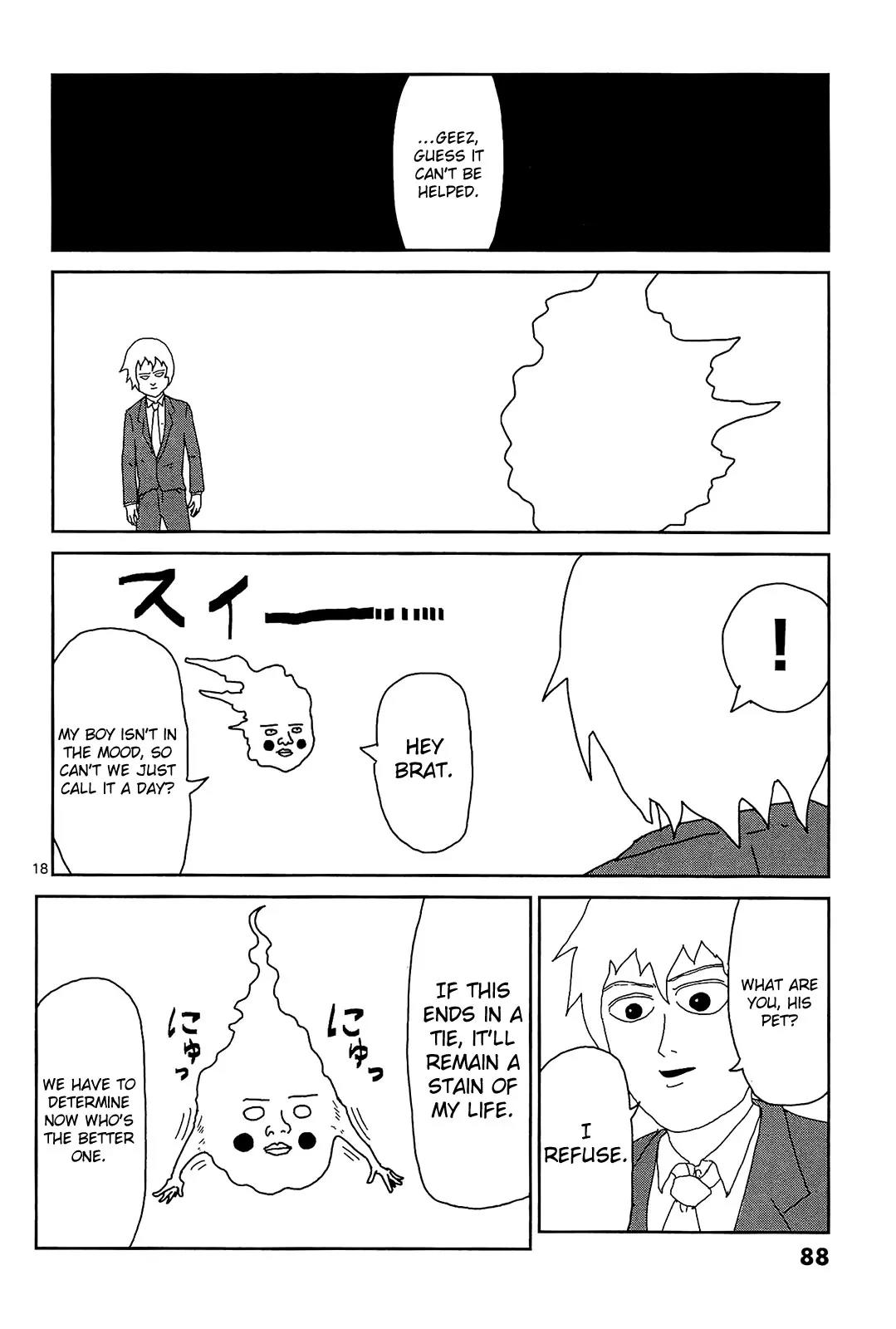 Mob Psycho 100 Chapter 14 page 18 - Chapter 14: Same Kind