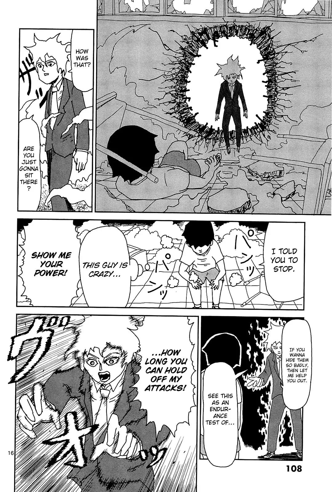 Mob Psycho 100 Chapter 15 page 14 - Chapter 15: Completely Vanished