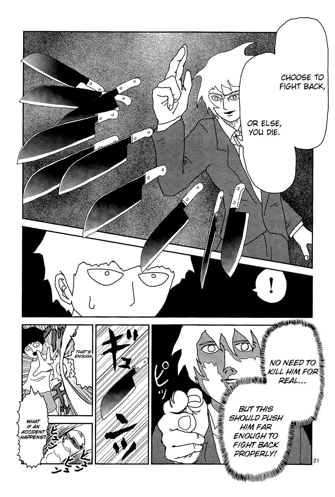 Mob Psycho 100 Chapter 15 page 18 - Chapter 15: Completely Vanished