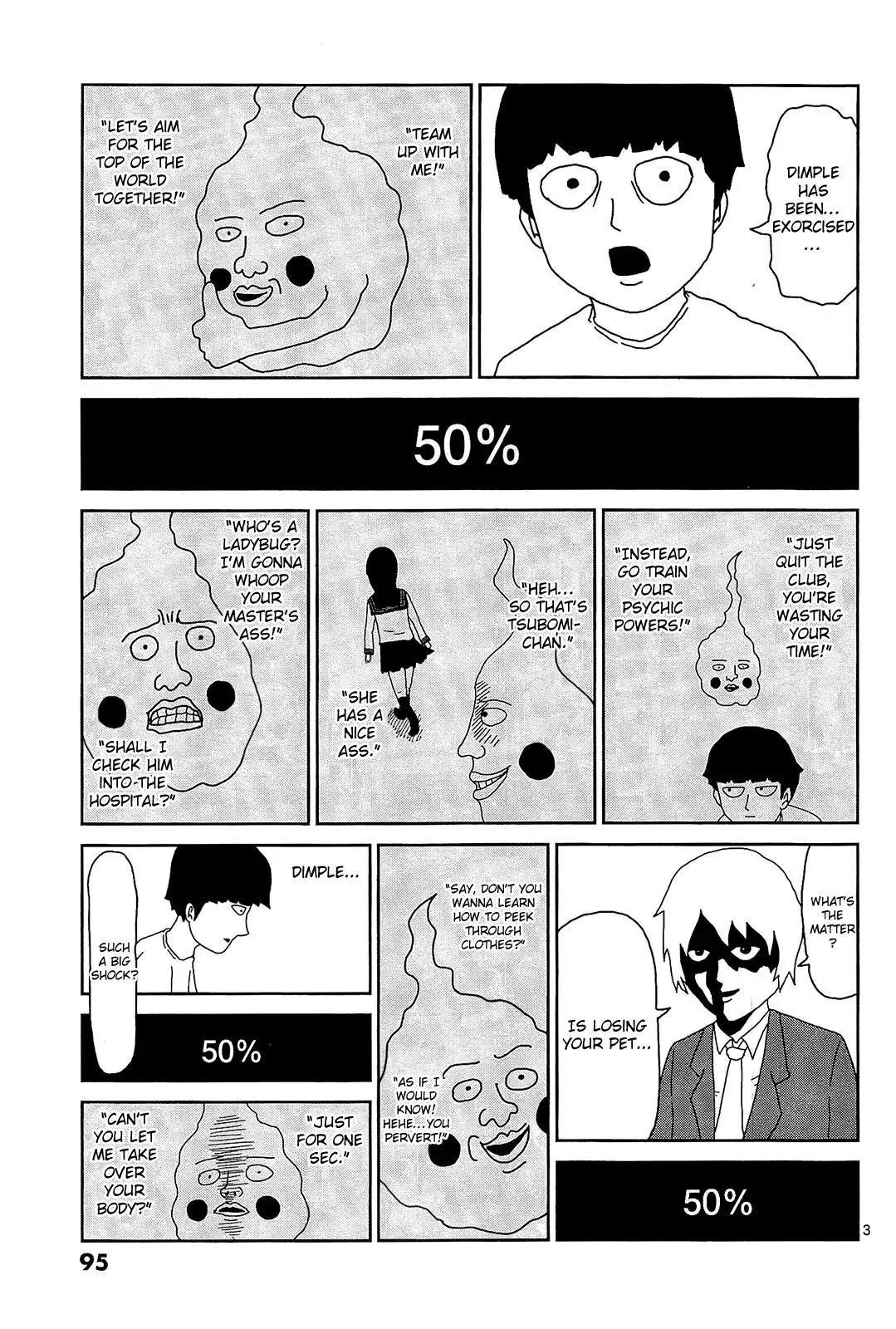 Mob Psycho 100 Chapter 15 page 3 - Chapter 15: Completely Vanished