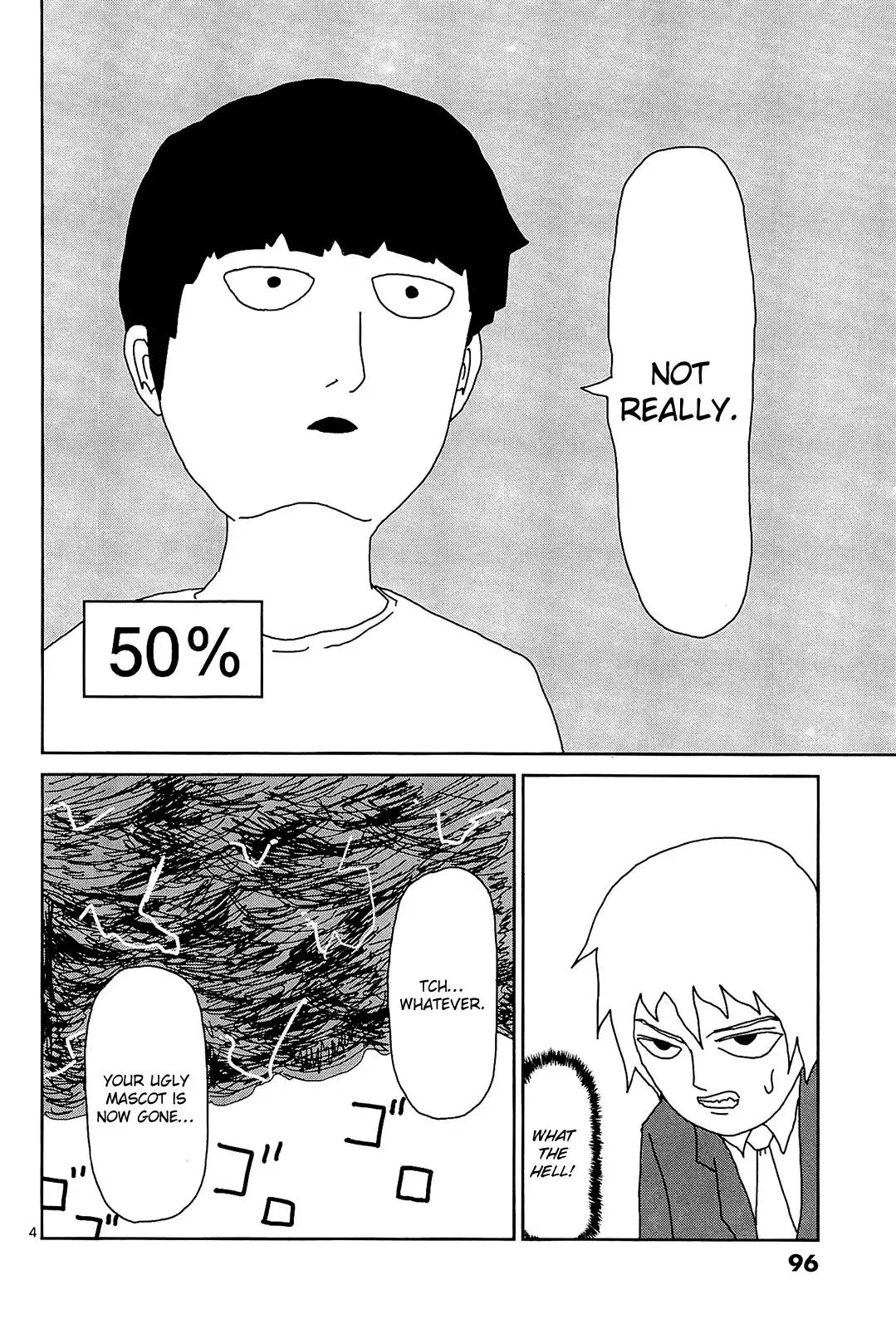 Mob Psycho 100 Chapter 15 page 4 - Chapter 15: Completely Vanished