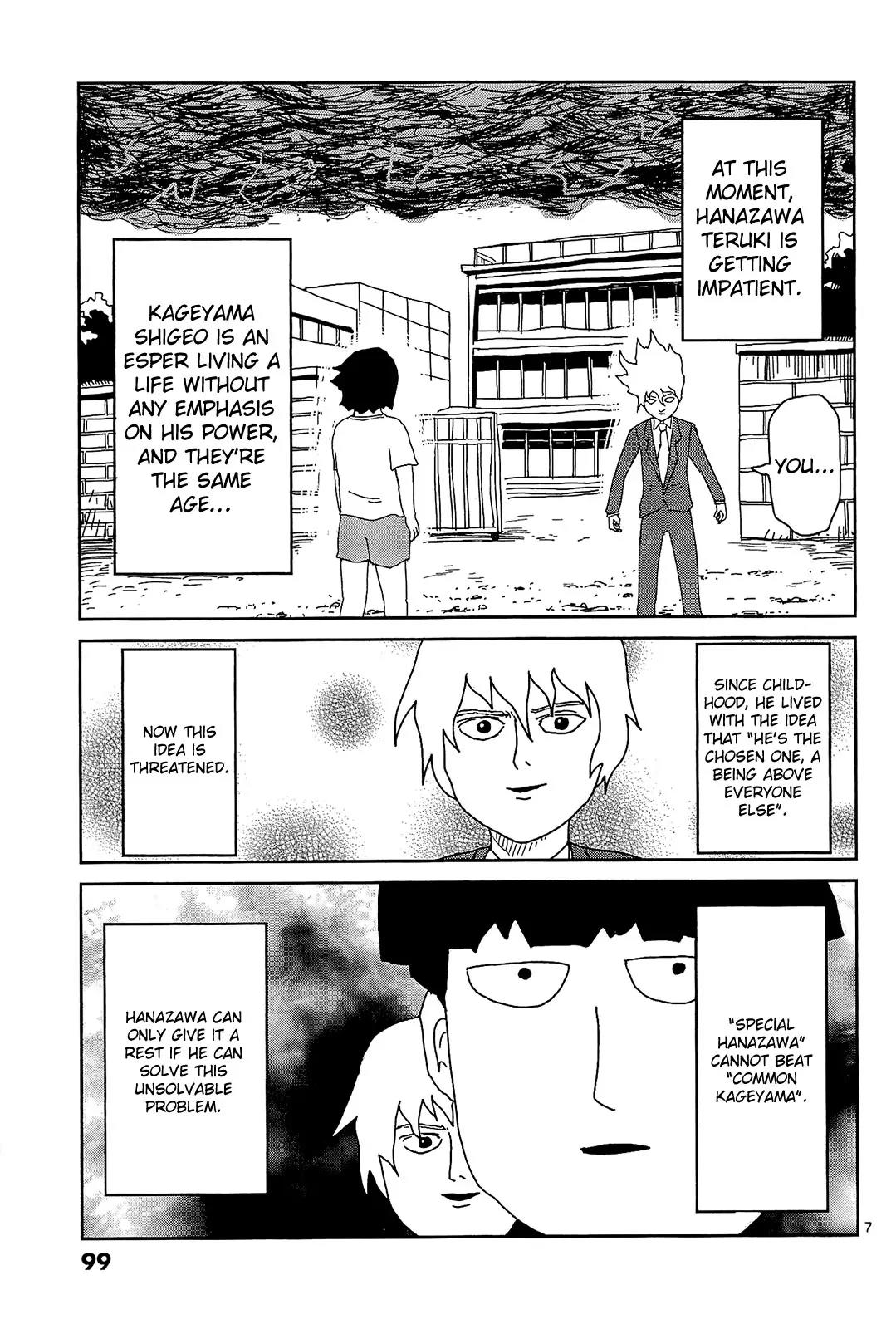 Mob Psycho 100 Chapter 15 page 7 - Chapter 15: Completely Vanished