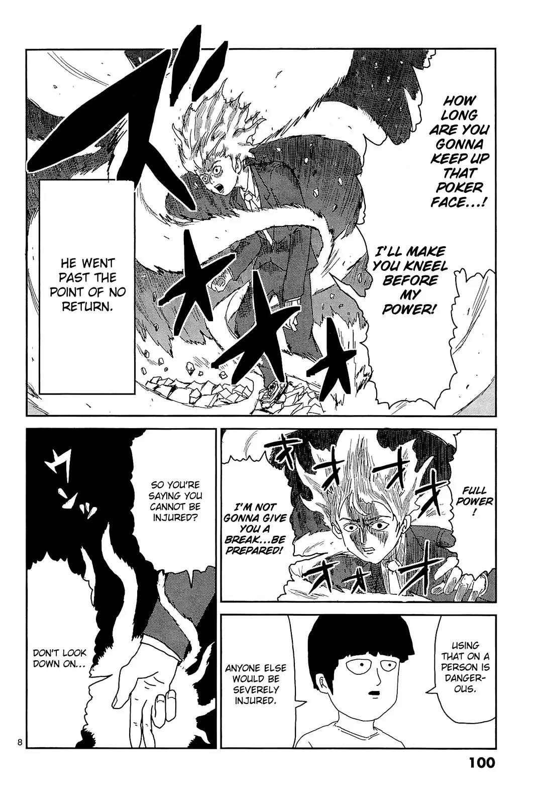 Mob Psycho 100 Chapter 15 page 8 - Chapter 15: Completely Vanished