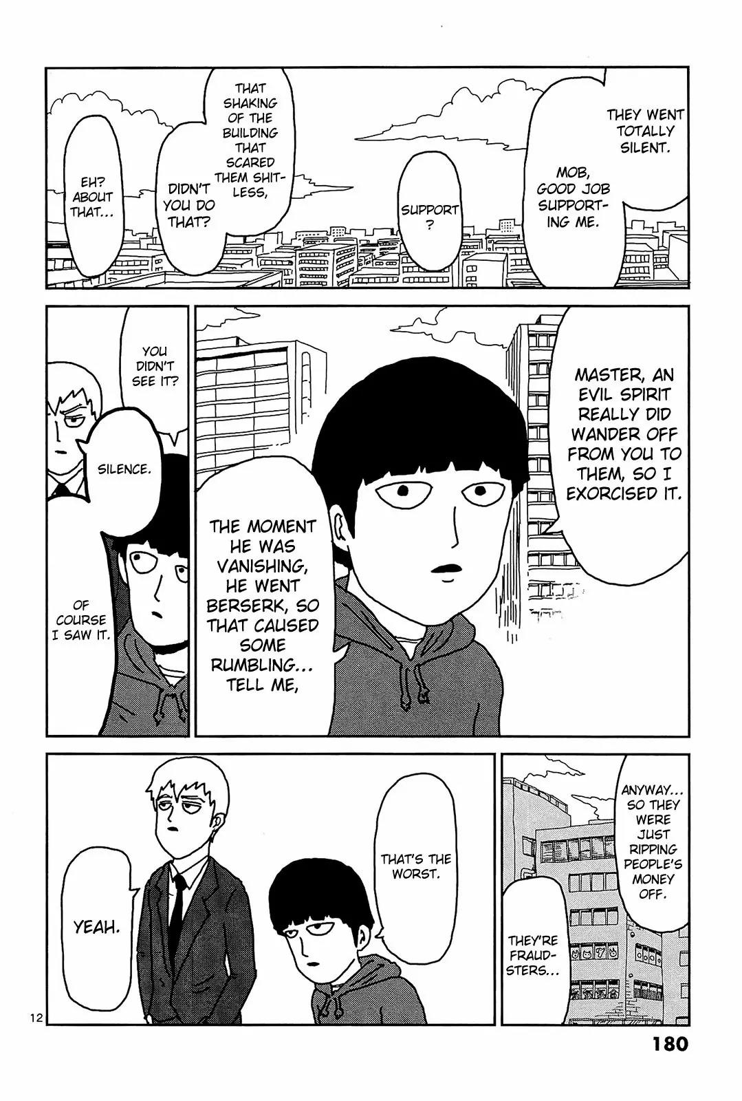 Mob Psycho 100 Chapter 17.1 page 12 - Chapter 17.1: Omake - Fake Pot