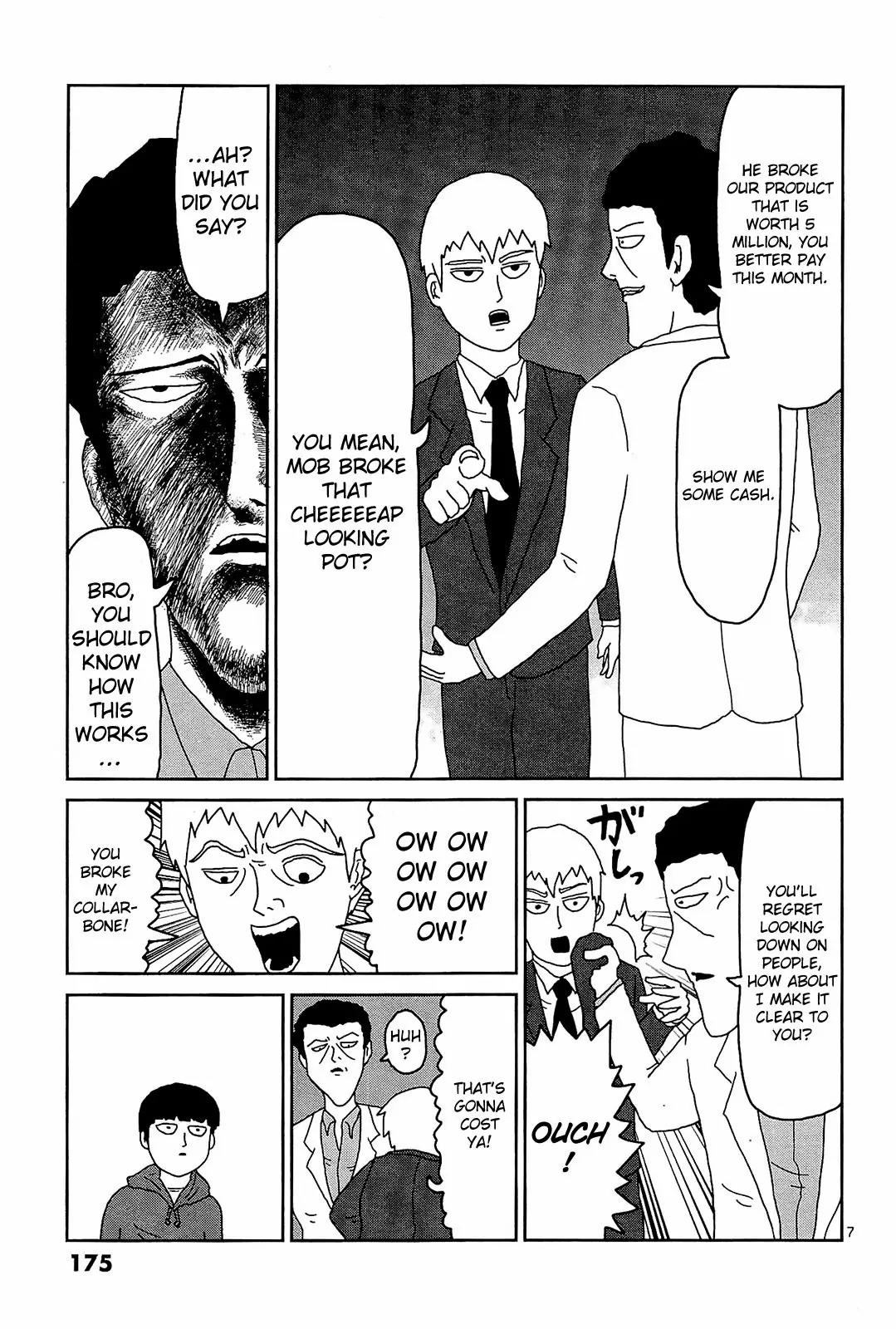 Mob Psycho 100 Chapter 17.1 page 7 - Chapter 17.1: Omake - Fake Pot